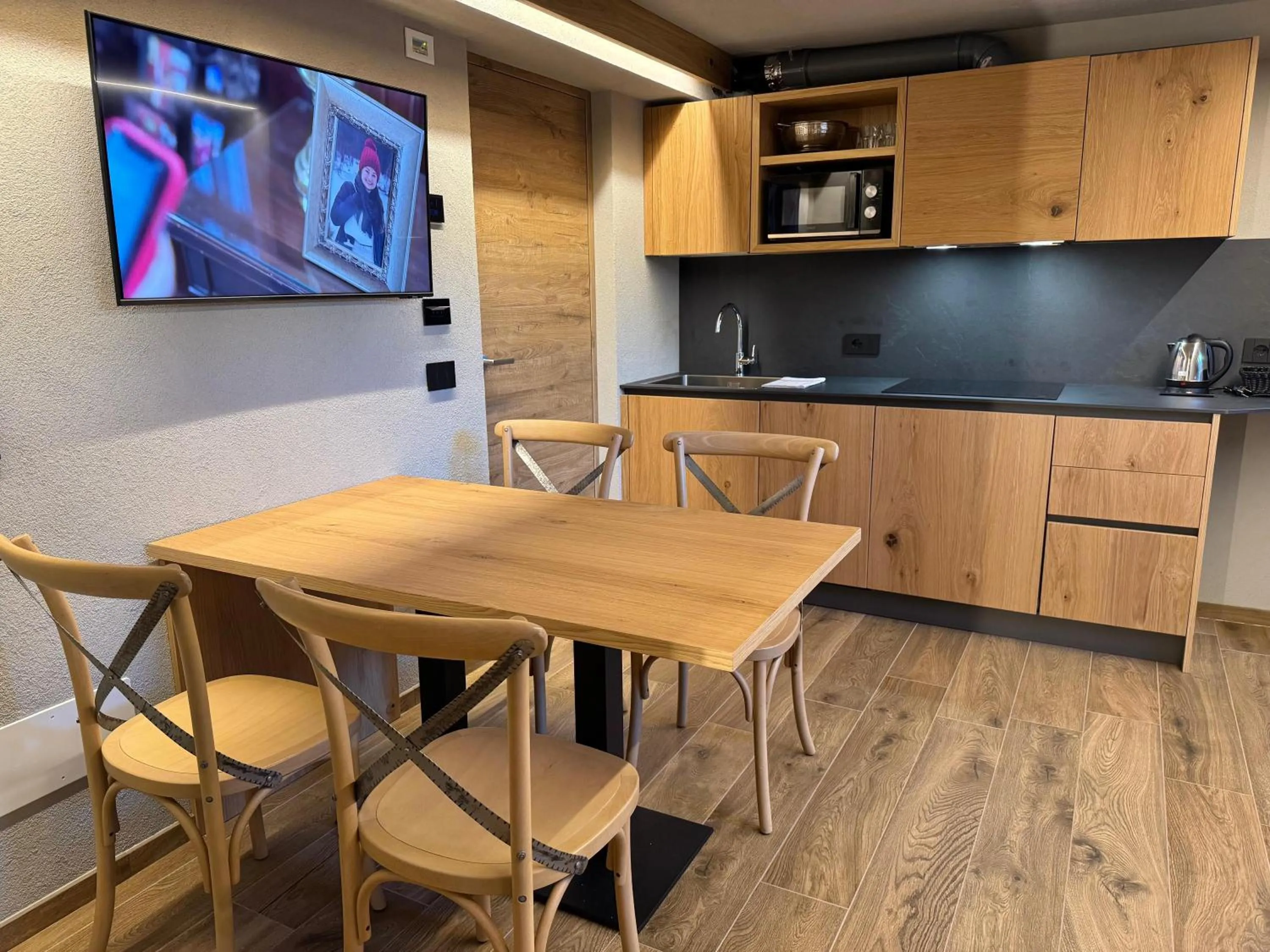 Kitchen or kitchenette in Hotel Galli's - Centro