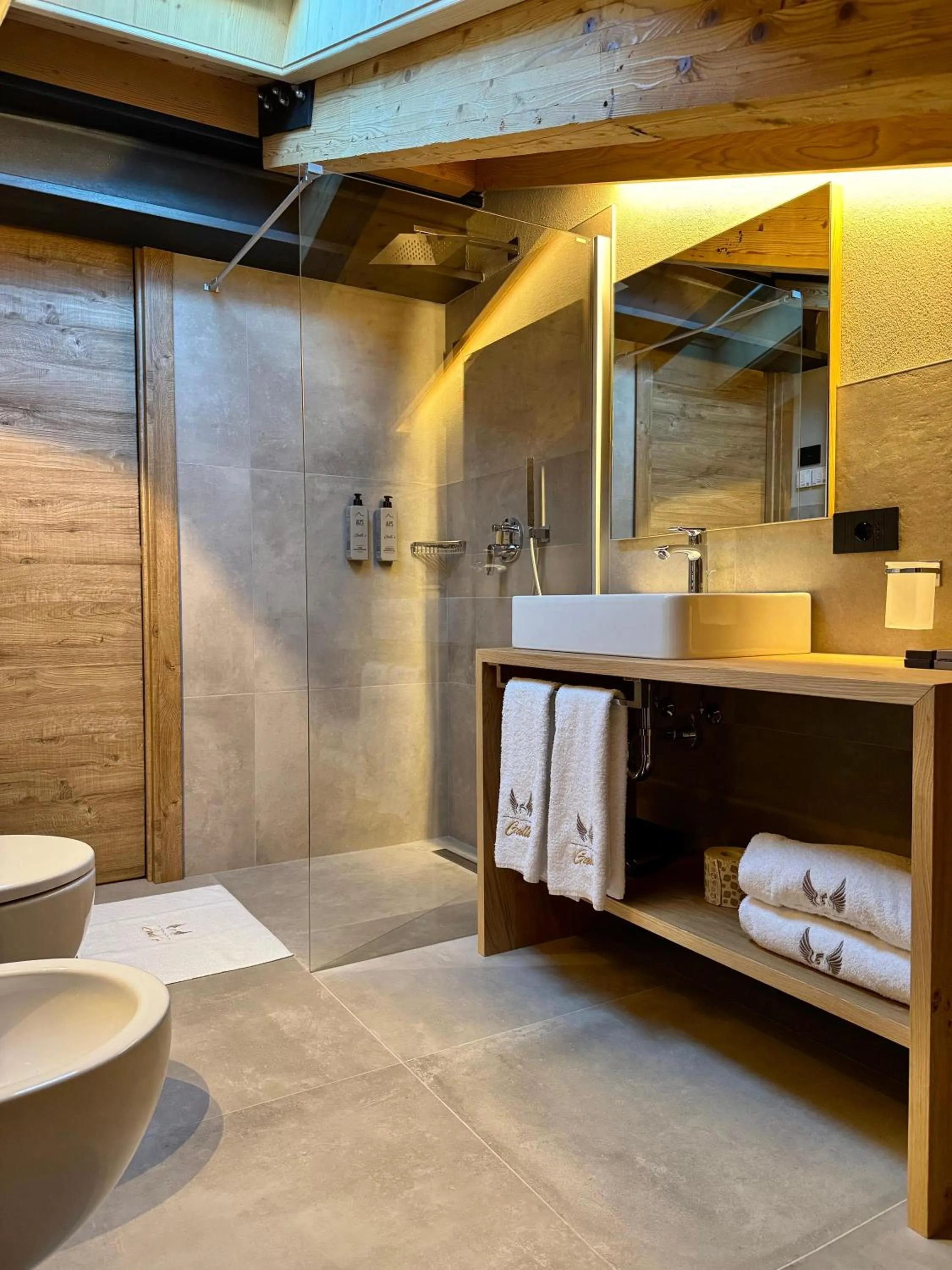 Shower in Hotel Galli's - Centro