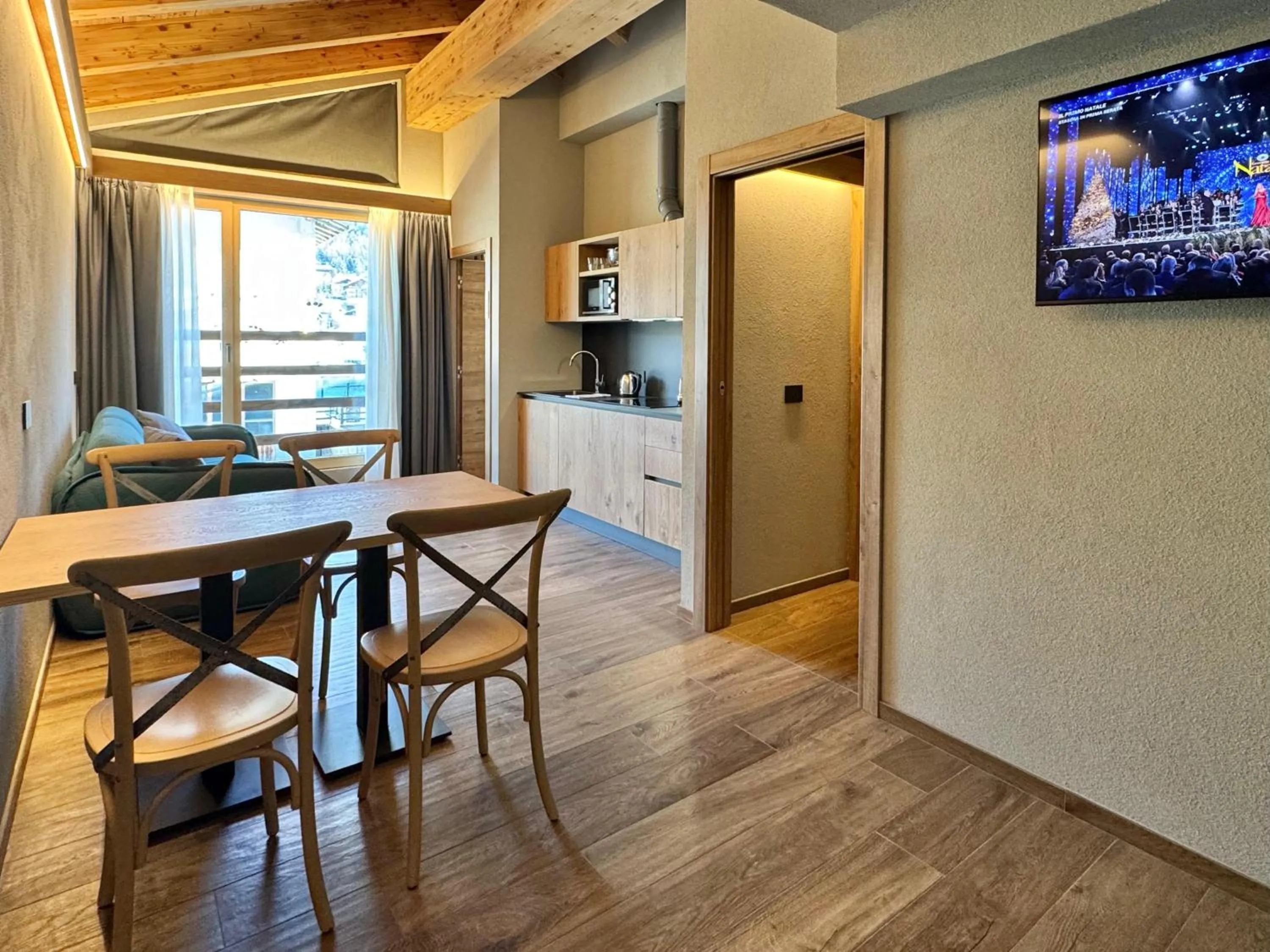 Kitchen or kitchenette in Hotel Galli's - Centro