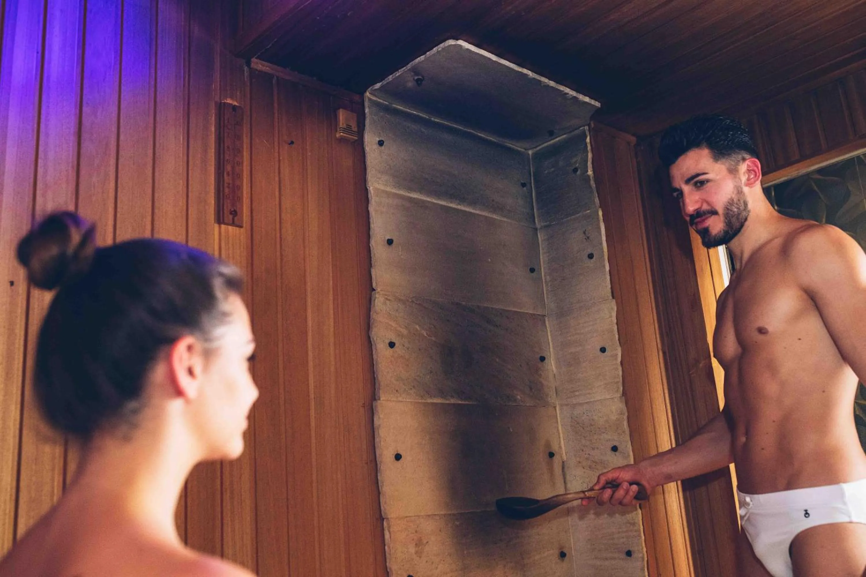 Sauna in Rizzi Aquacharme Hotel & Spa