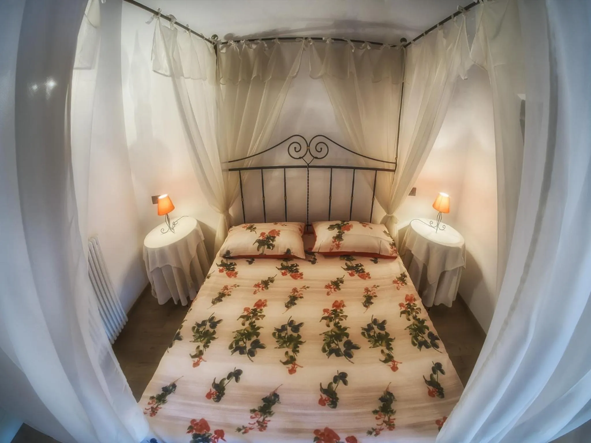 Bed in VILLA VINICIA, pool, jacuzzi, airco