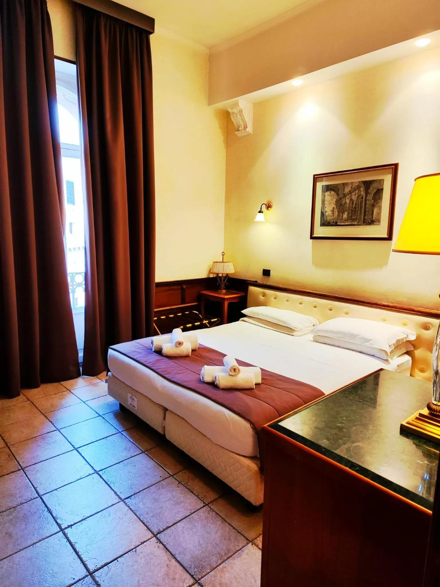 Bed in Hotel Nardizzi Americana