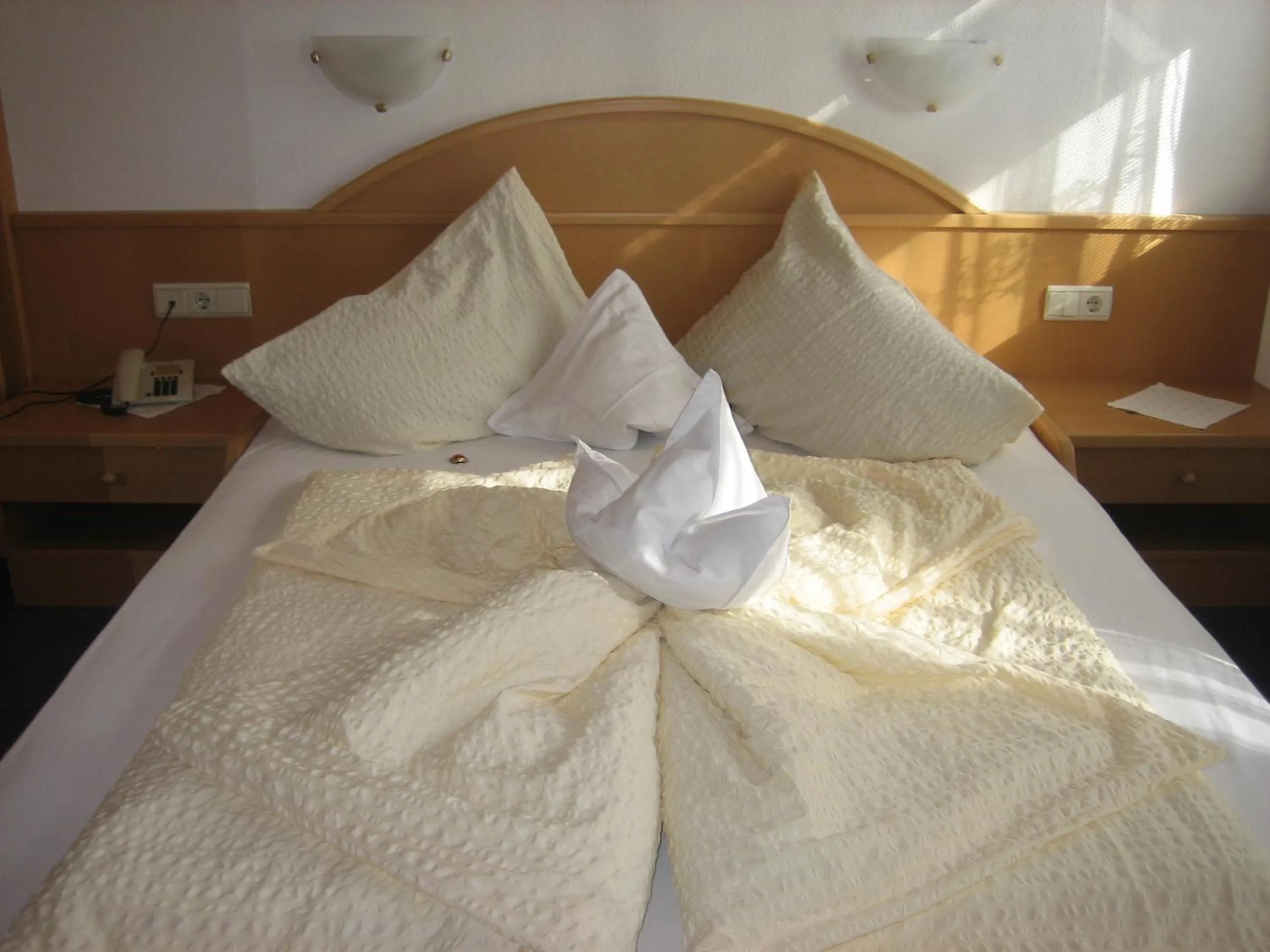 Bed in Hotel Haselried