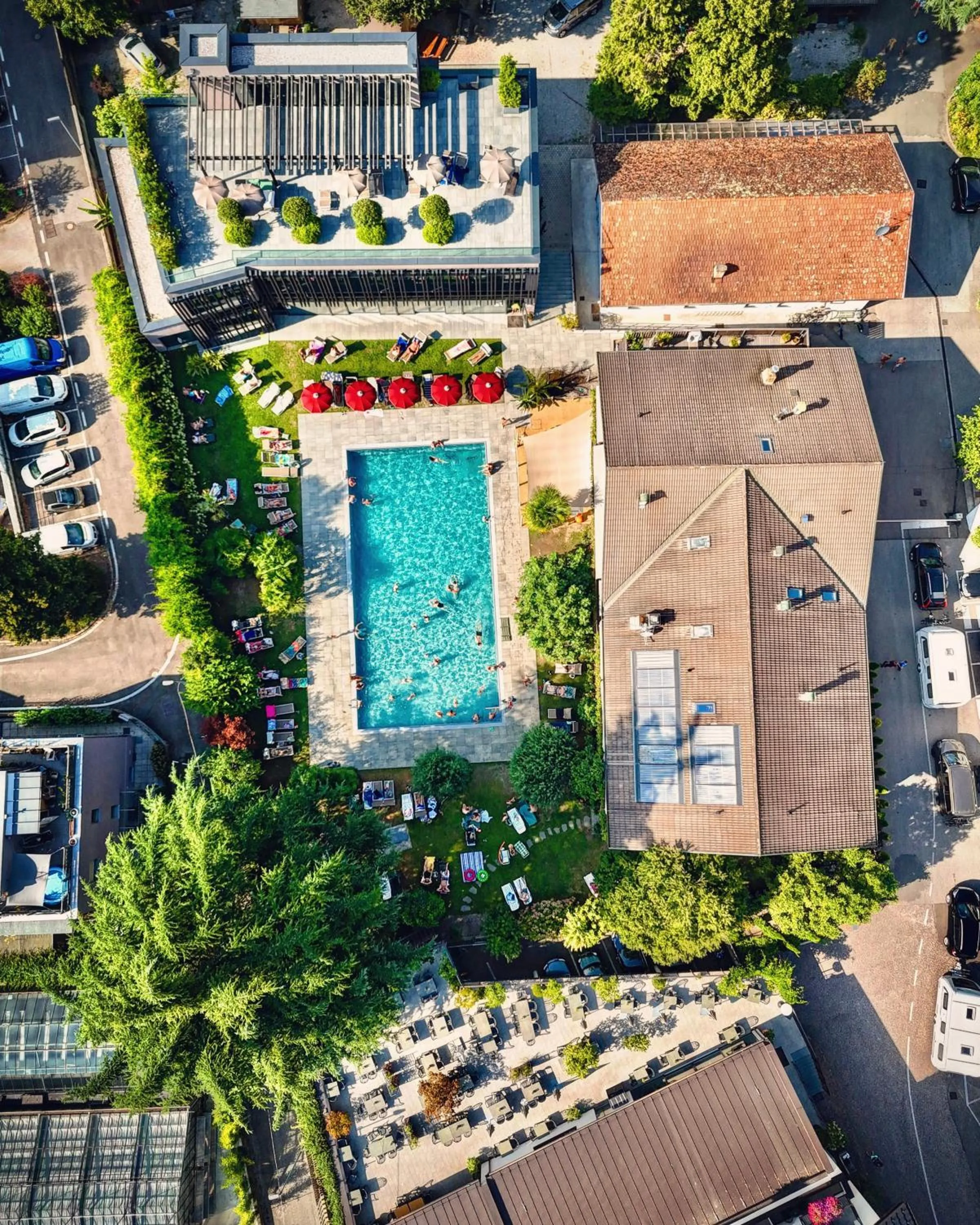 Swimming pool in Hotel CampingPark Steiner
