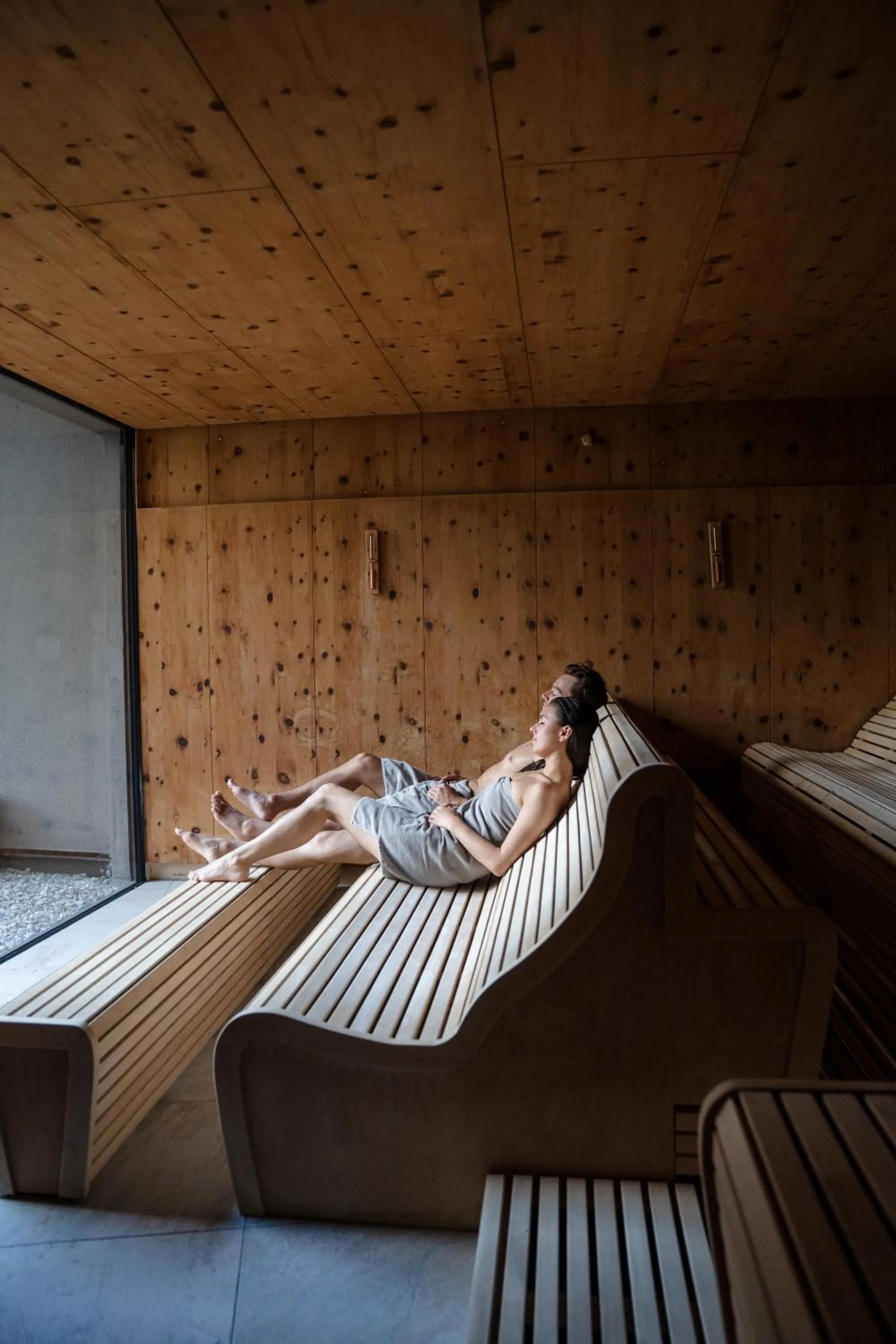 Sauna in Stroblhof Active Family Spa Resort