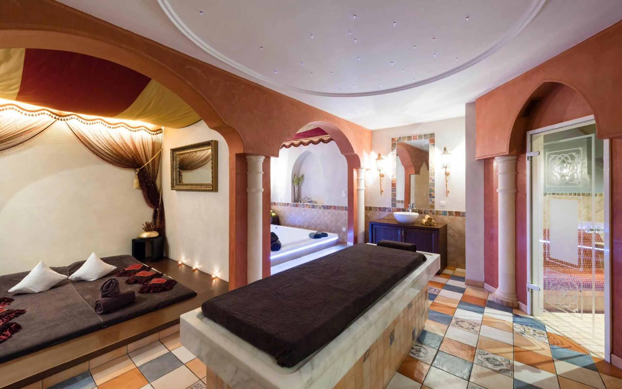 Spa and wellness centre/facilities, Bed in Stroblhof Active Family Spa Resort