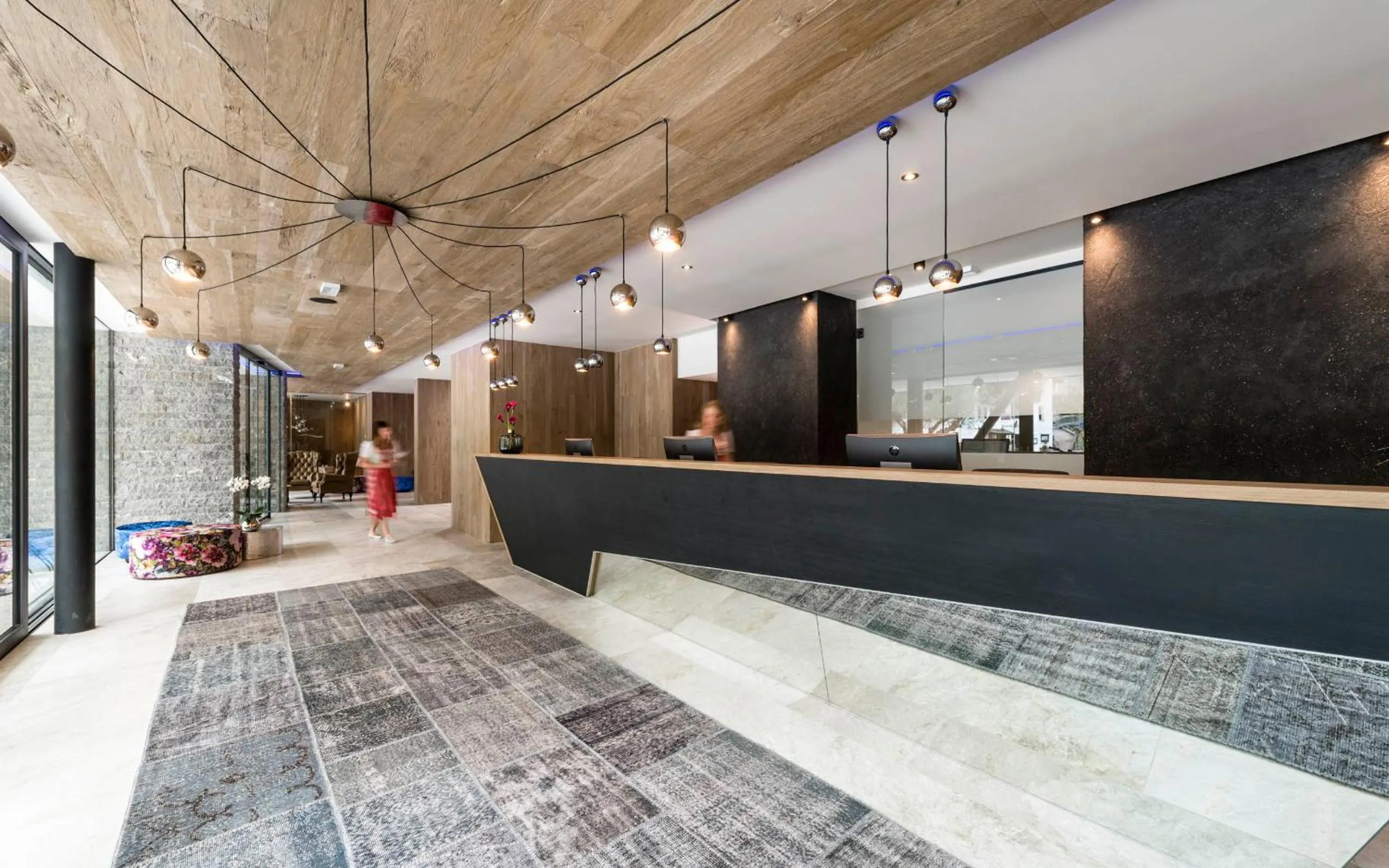 Lobby or reception in Stroblhof Active Family Spa Resort