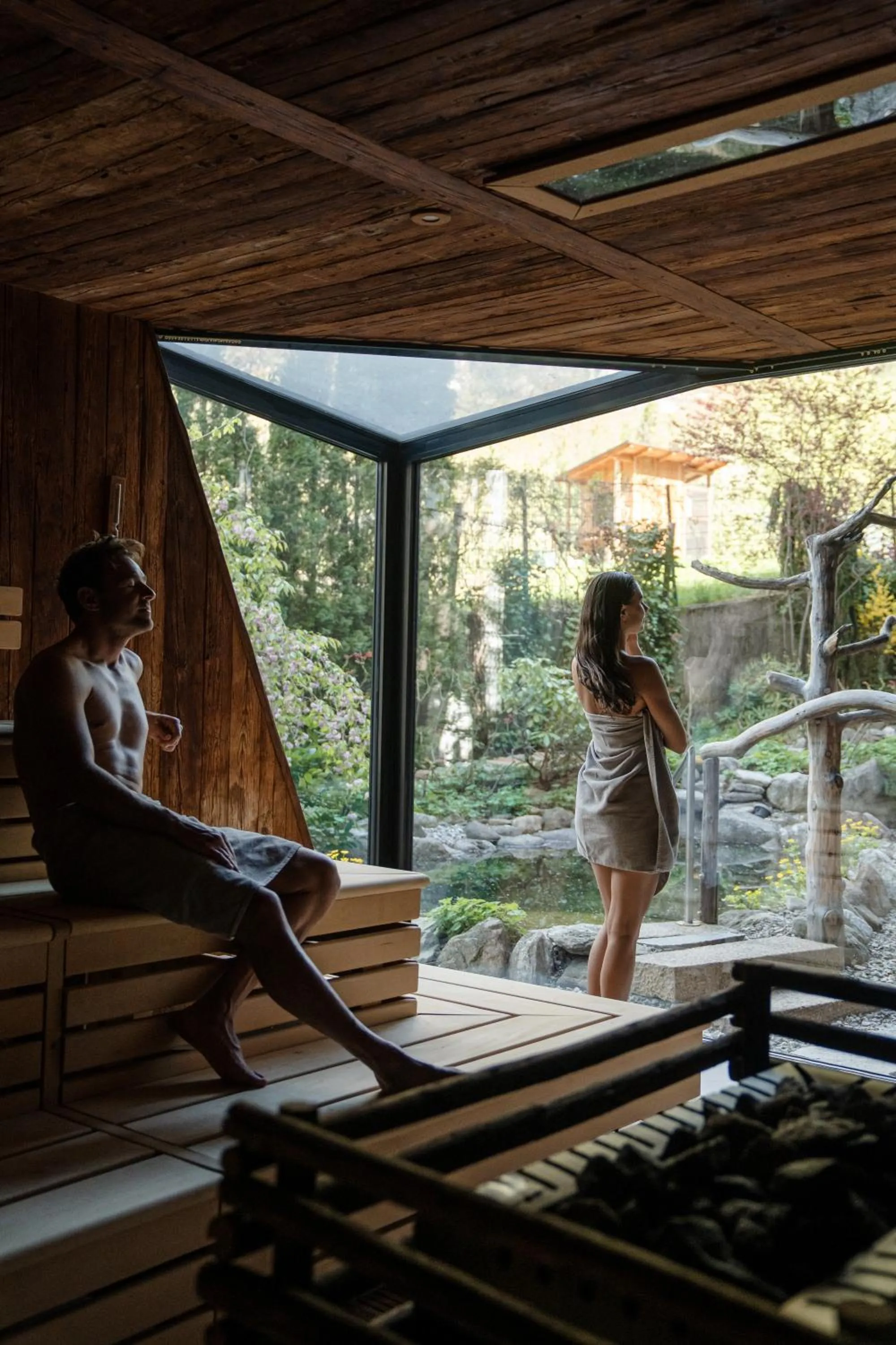 Sauna in Stroblhof Active Family Spa Resort