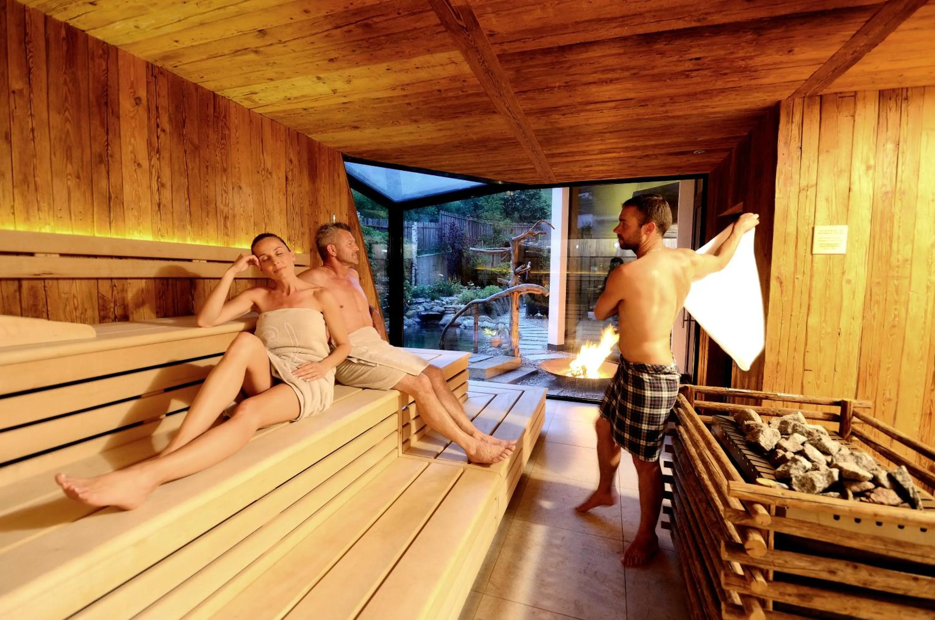 Sauna in Stroblhof Active Family Spa Resort