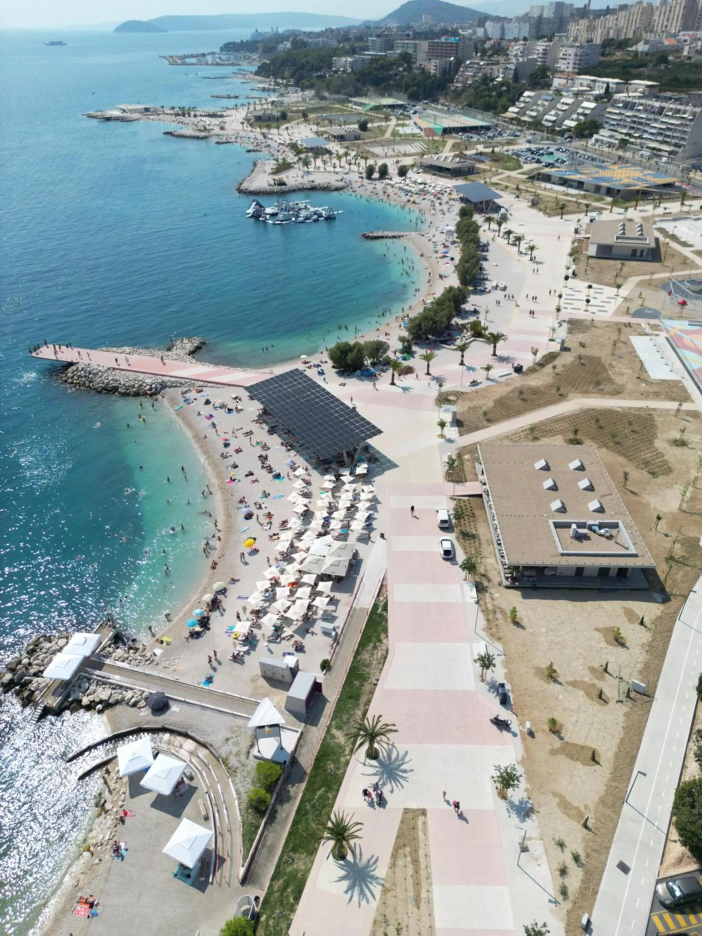 Children play ground in Seaside Apartments, Znjan Beach