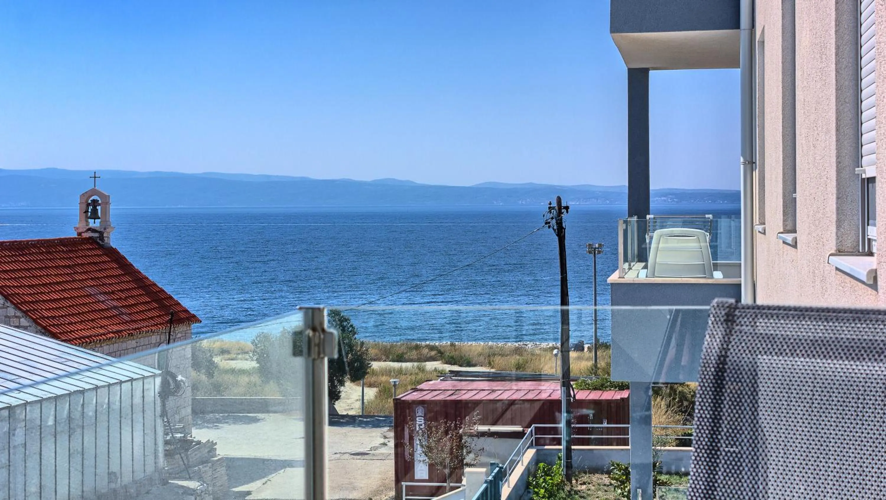 Balcony/Terrace in Seaside Apartments, Znjan Beach