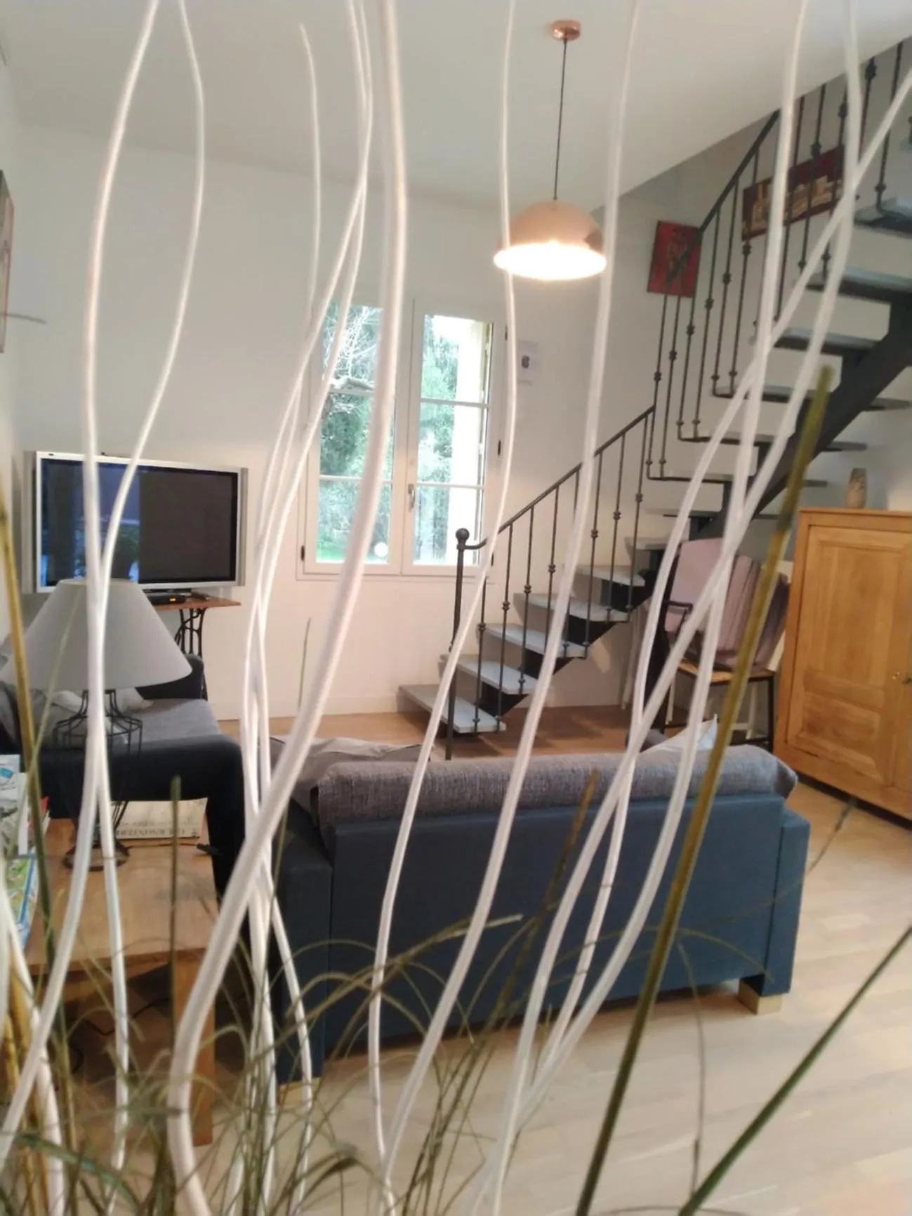 Living room in Le Clos du Théron, chambre d'hôte