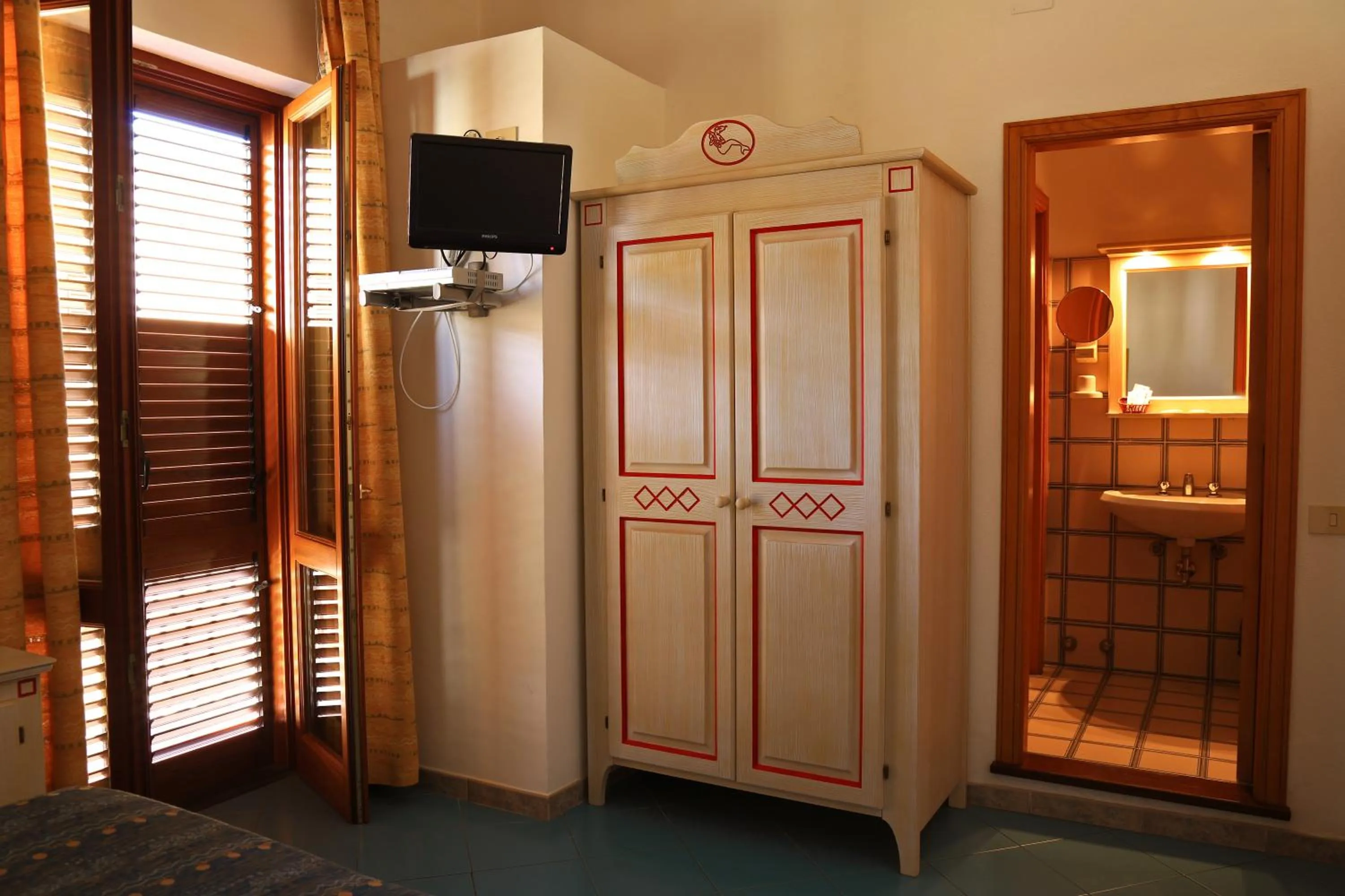 Bed in Hotel Oriente