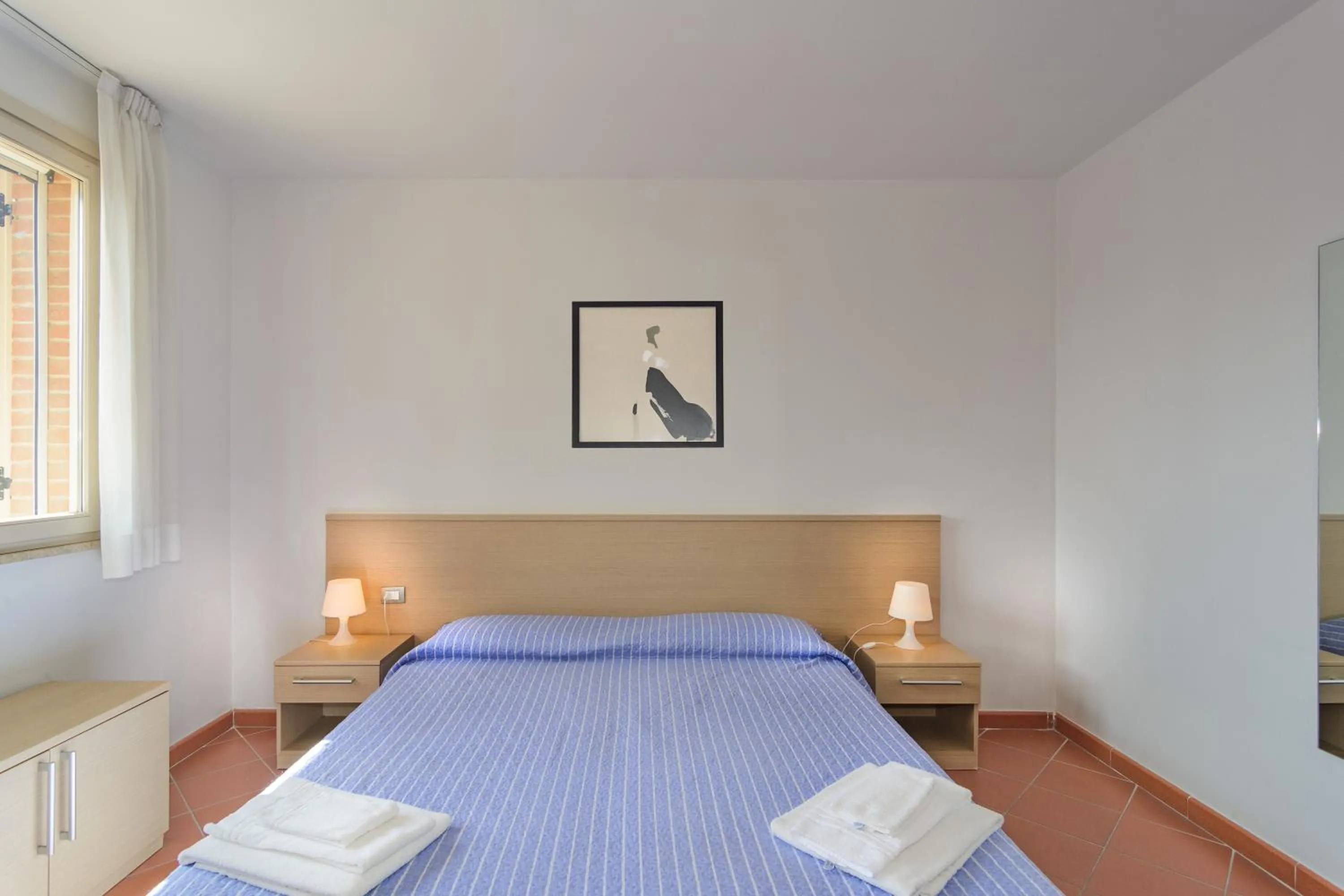 Bedroom, Bed in Residence San Rossore