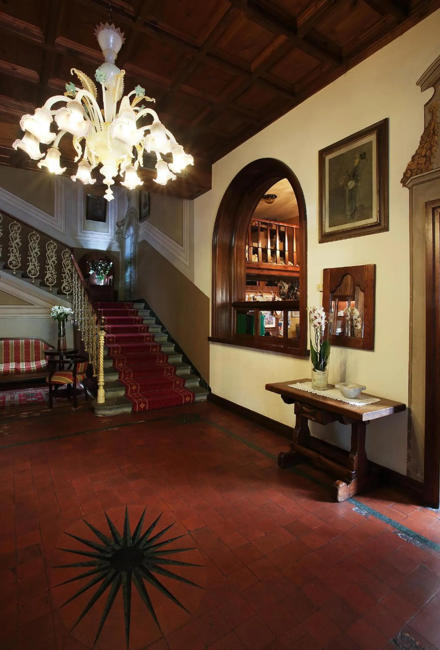Lobby or reception in Hotel Villa Delle Rose