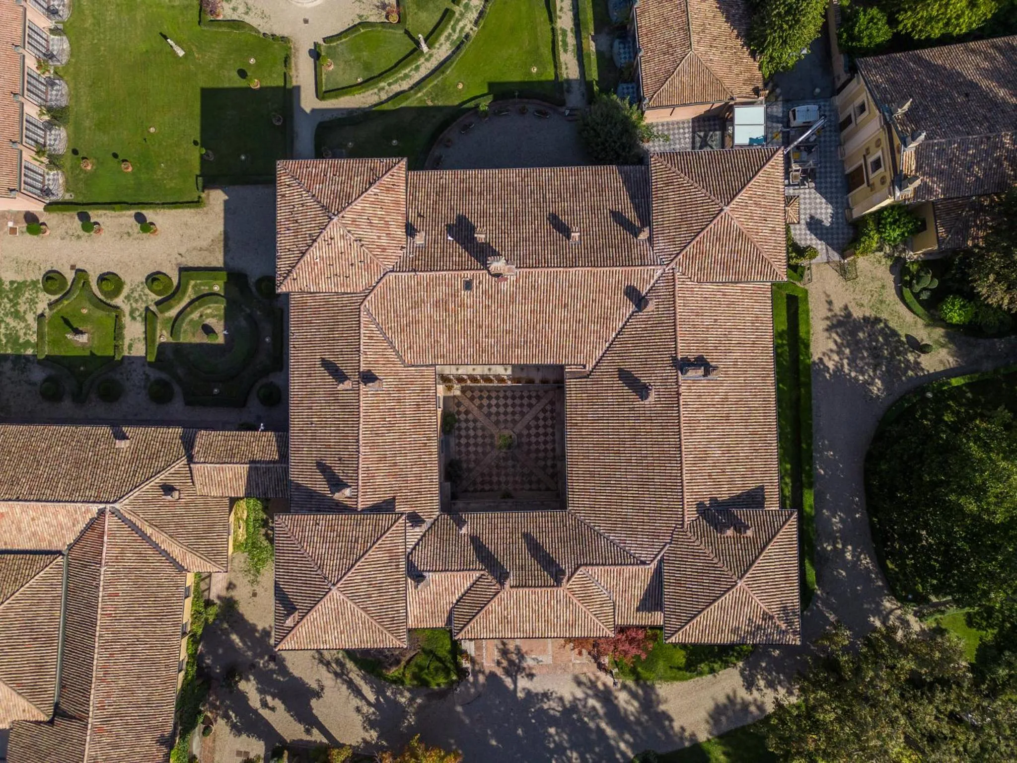 Bird's eye view in Il Castello Di San Gaudenzio