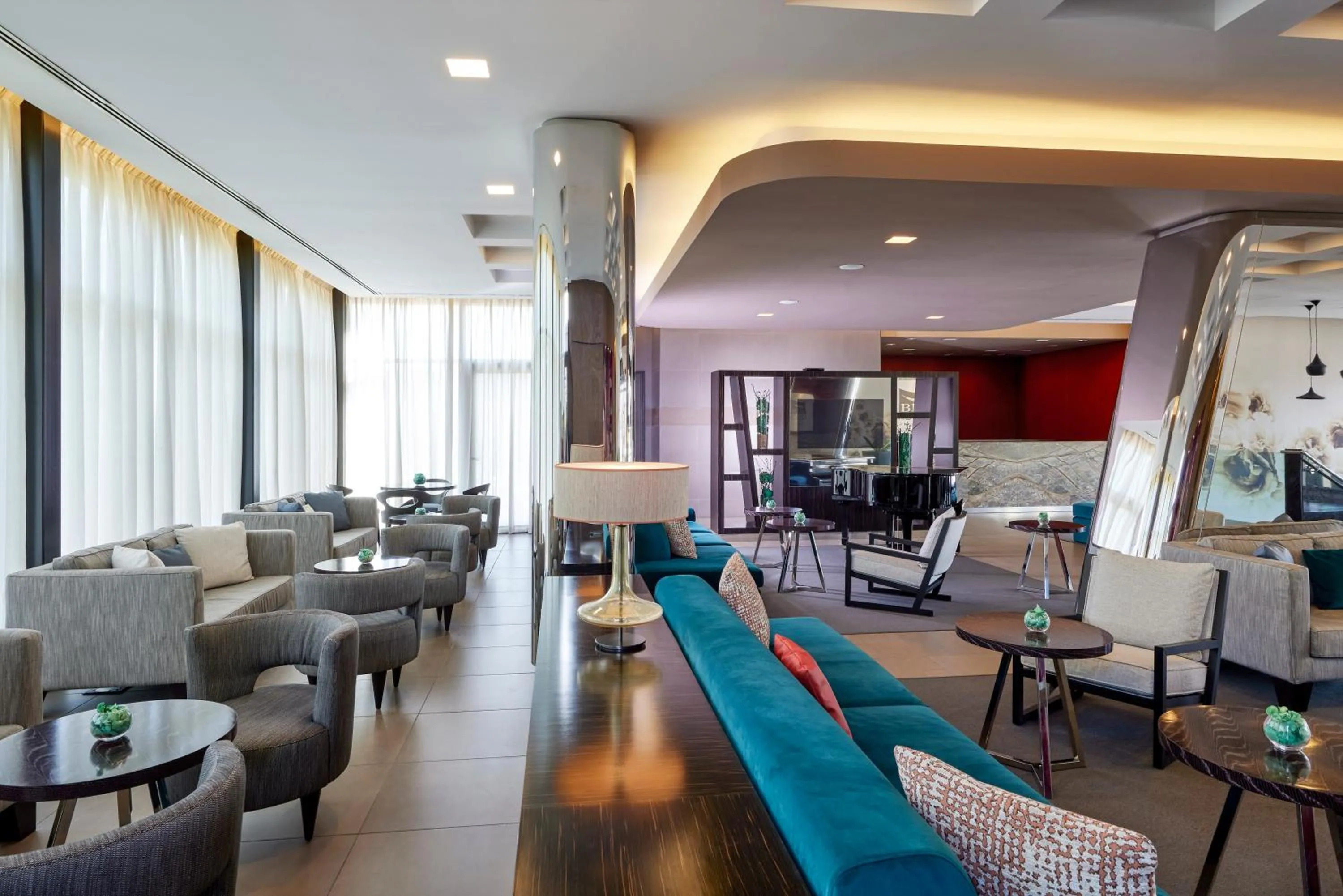 Lobby or reception in Blu Hotel Brixia