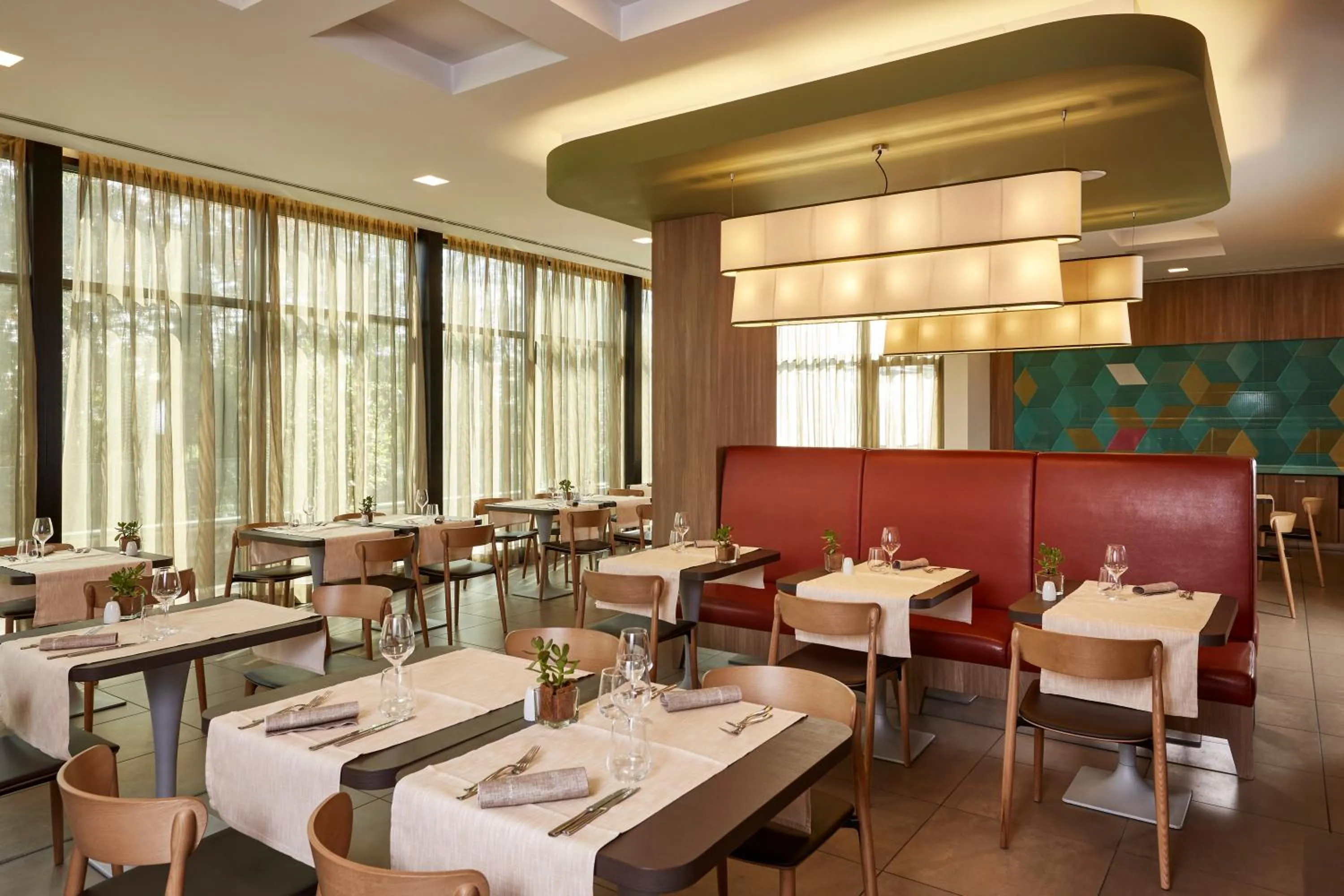 Restaurant/places to eat in Blu Hotel Brixia