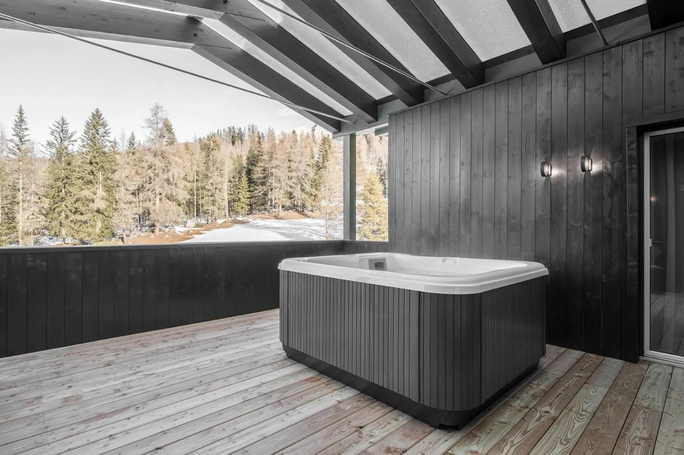 Balcony/Terrace in Hotel Ciasa Salares