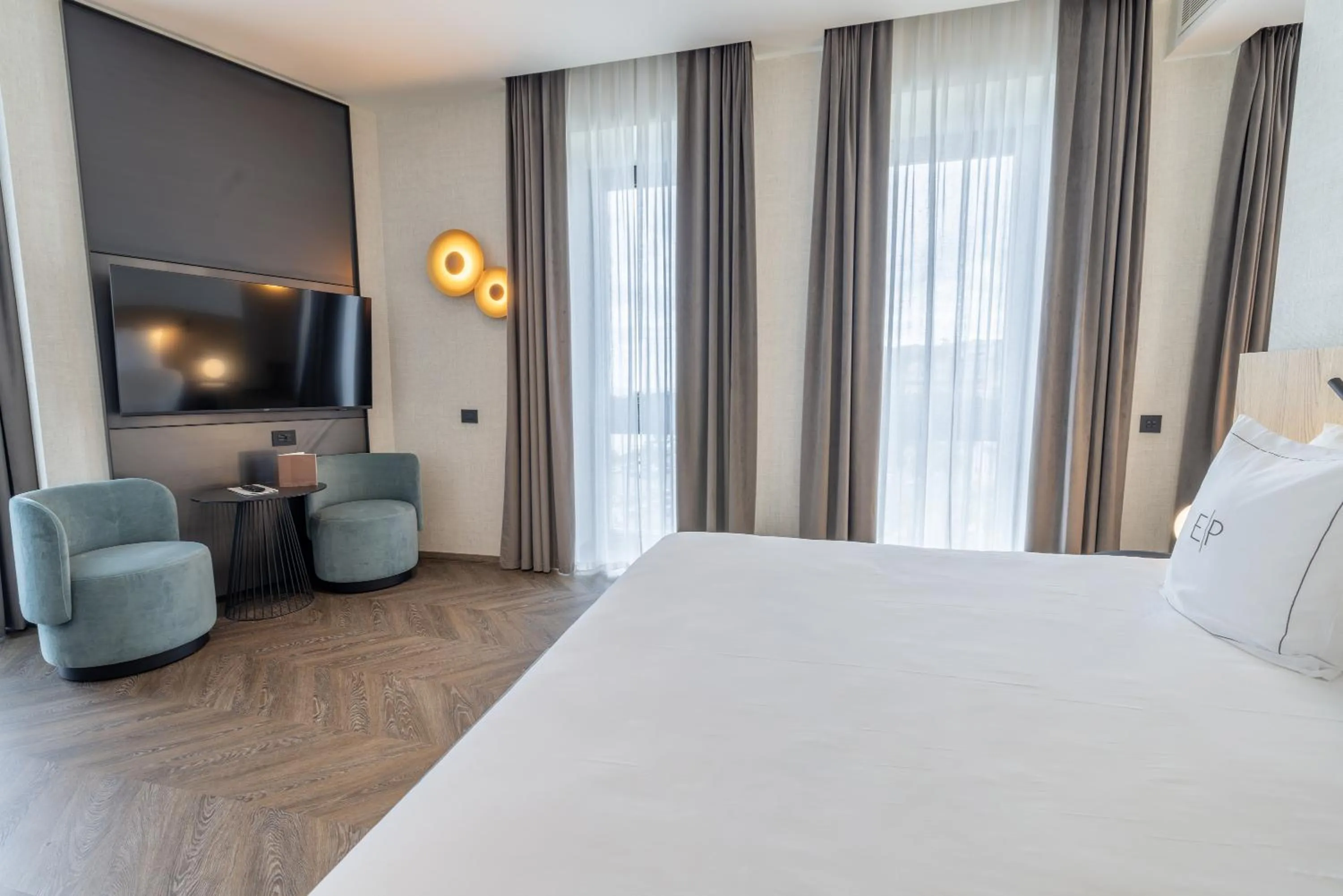 Bed in Europa Palace