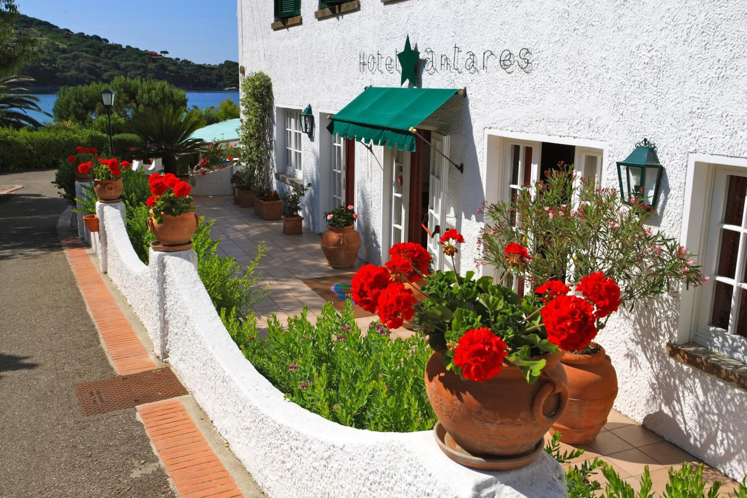 Facade/entrance in Hotel Antares