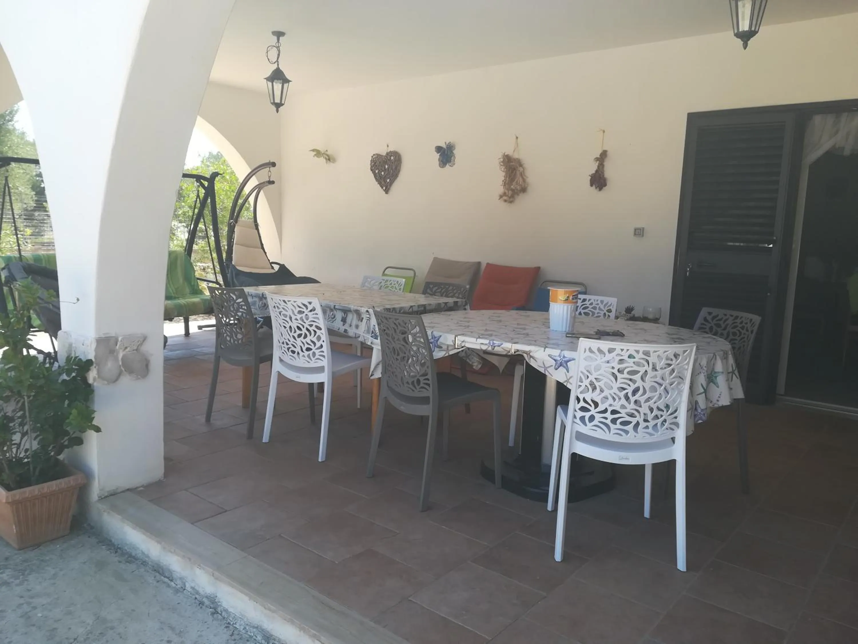 Patio in Trullo Alessandro e Villa Raffaela