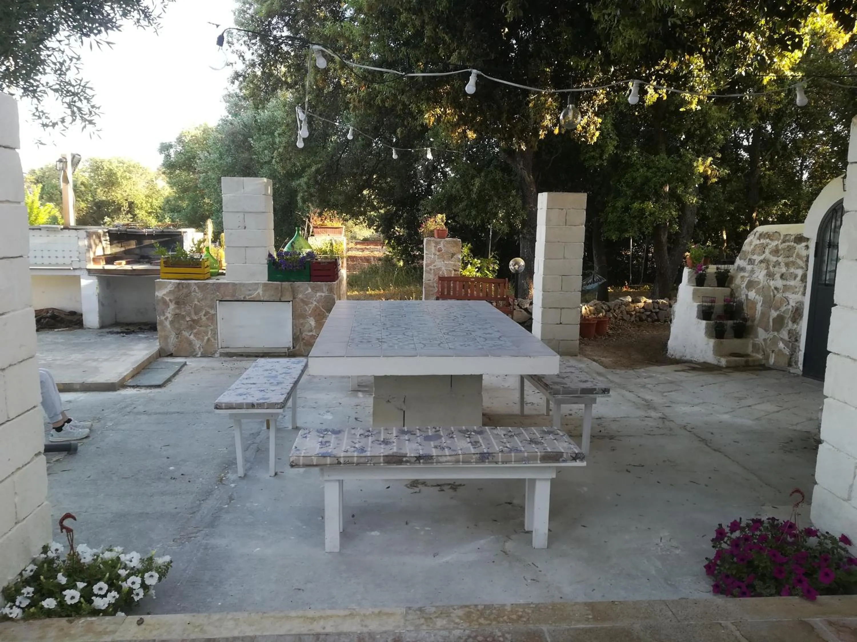 Patio in Trullo Alessandro e Villa Raffaela