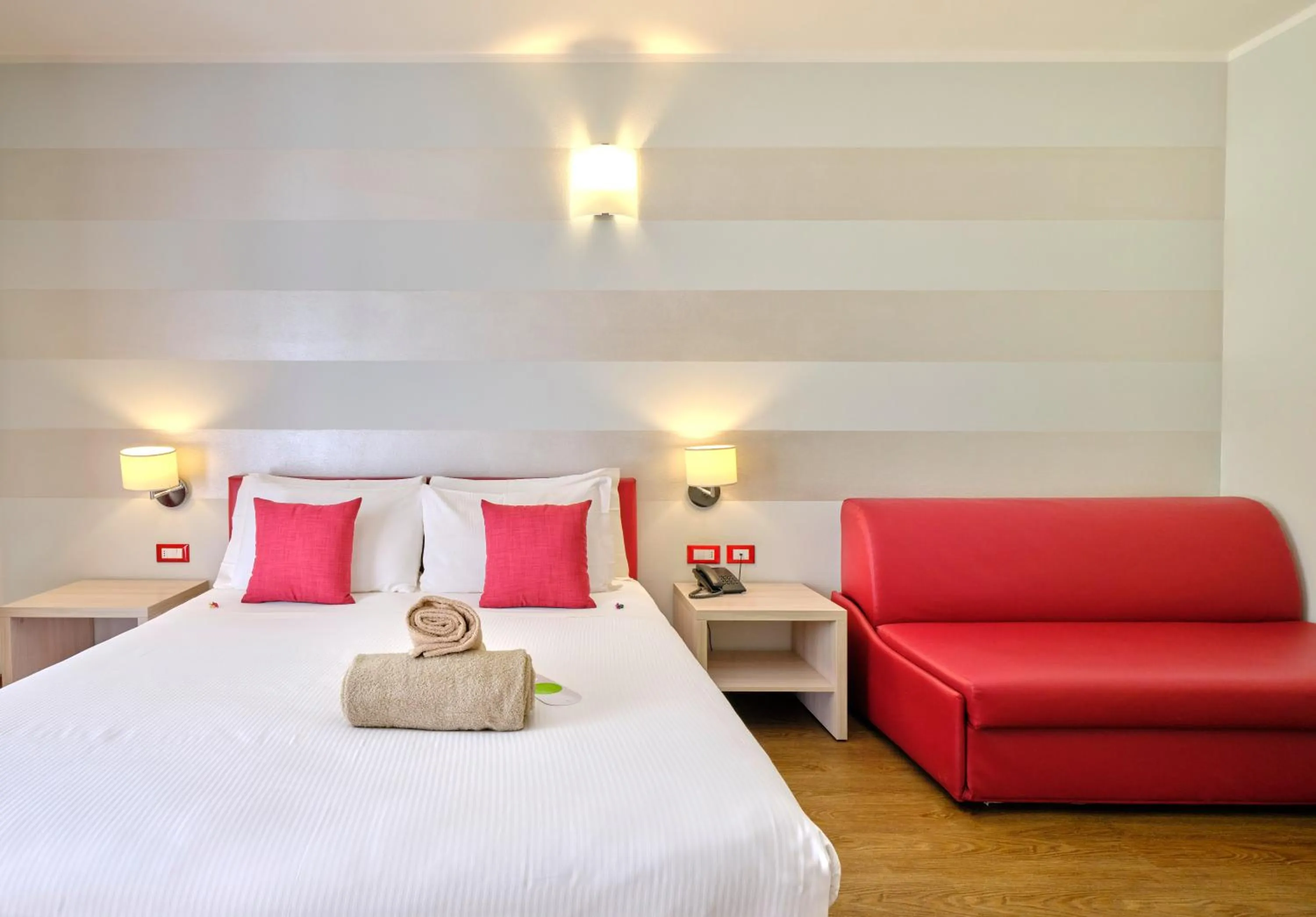 Bed in Hotel Eden Garda