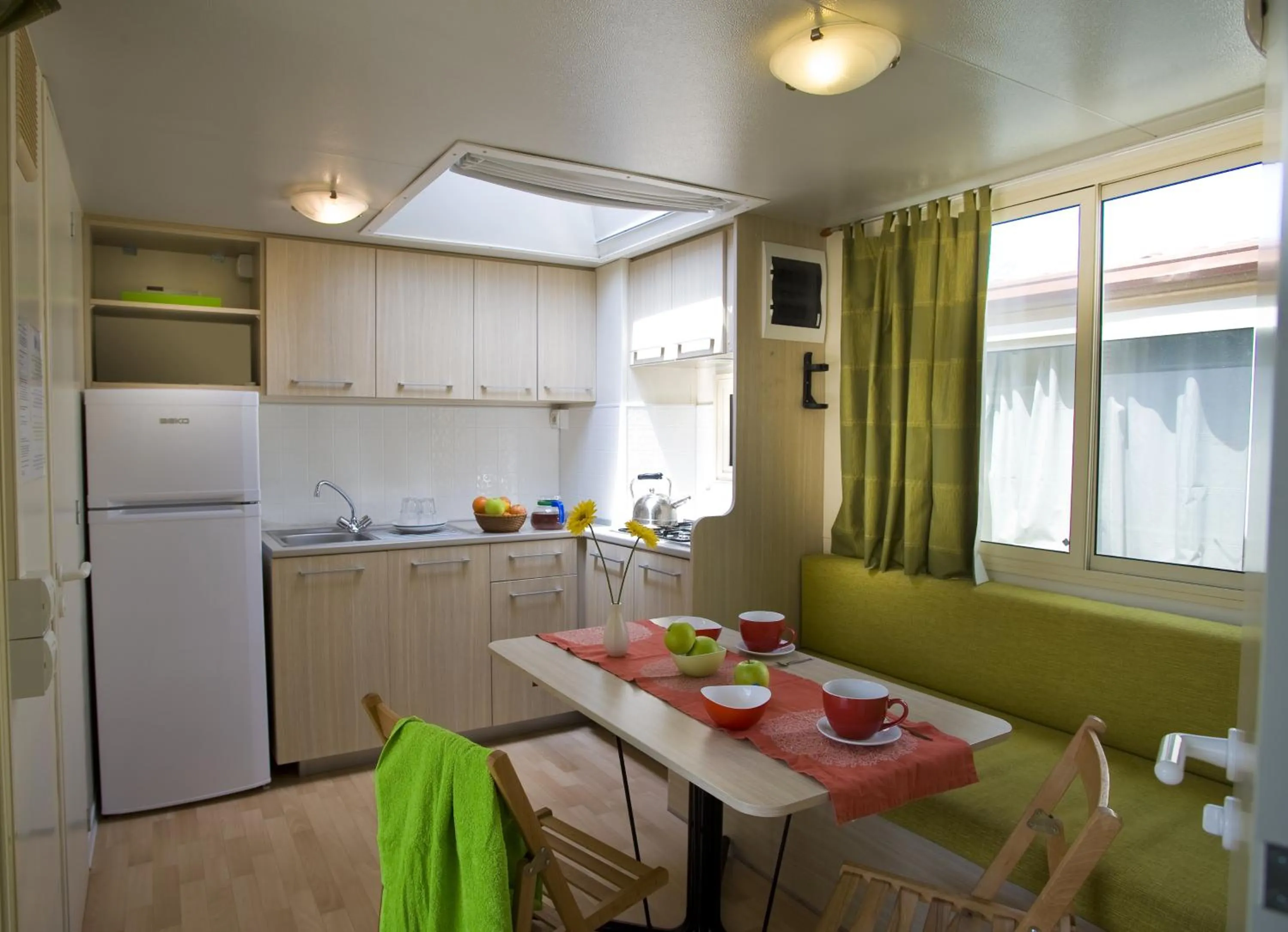 Living room in hu Venezia Camping in Town