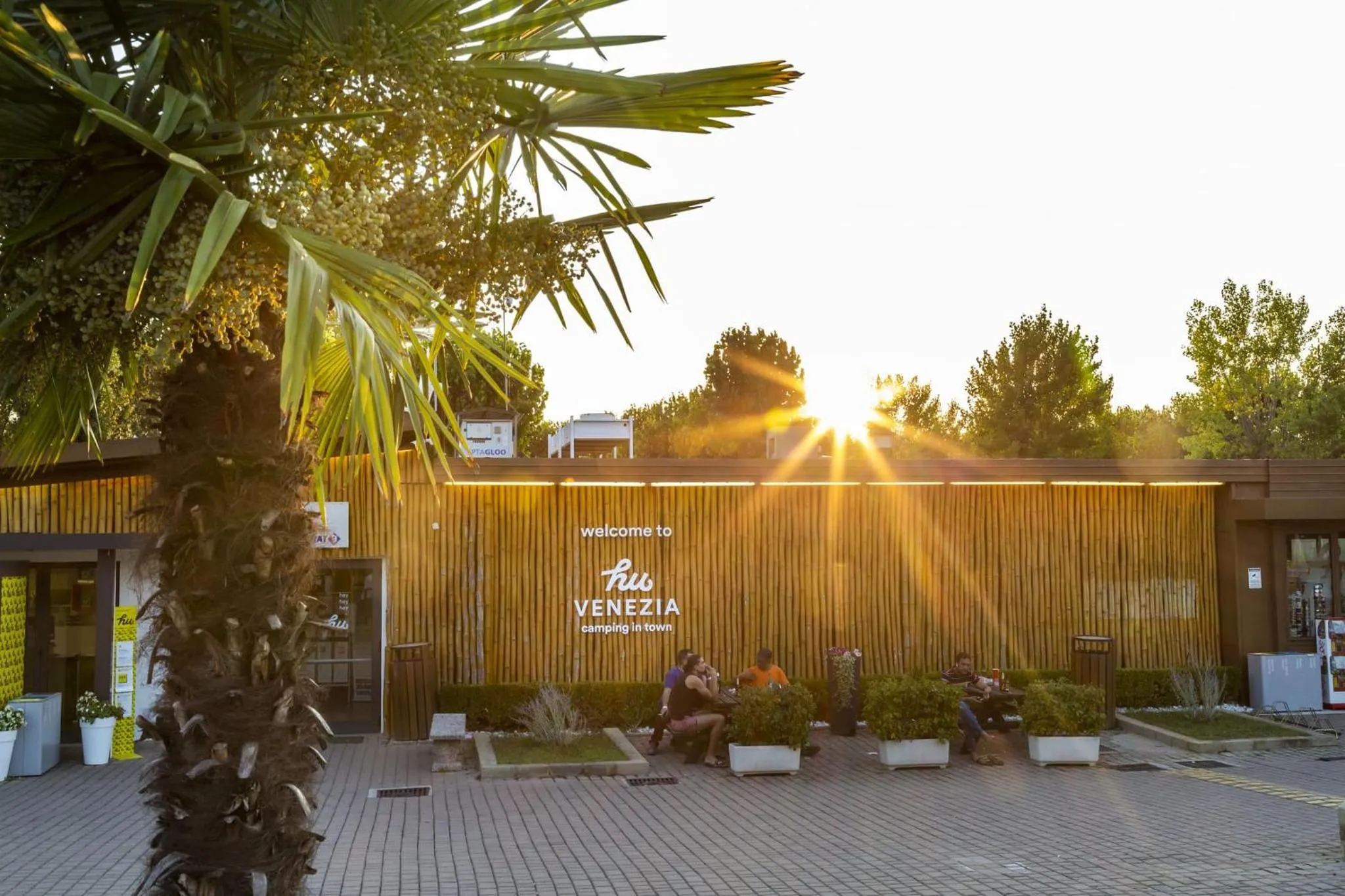 Property building in hu Venezia Camping in Town