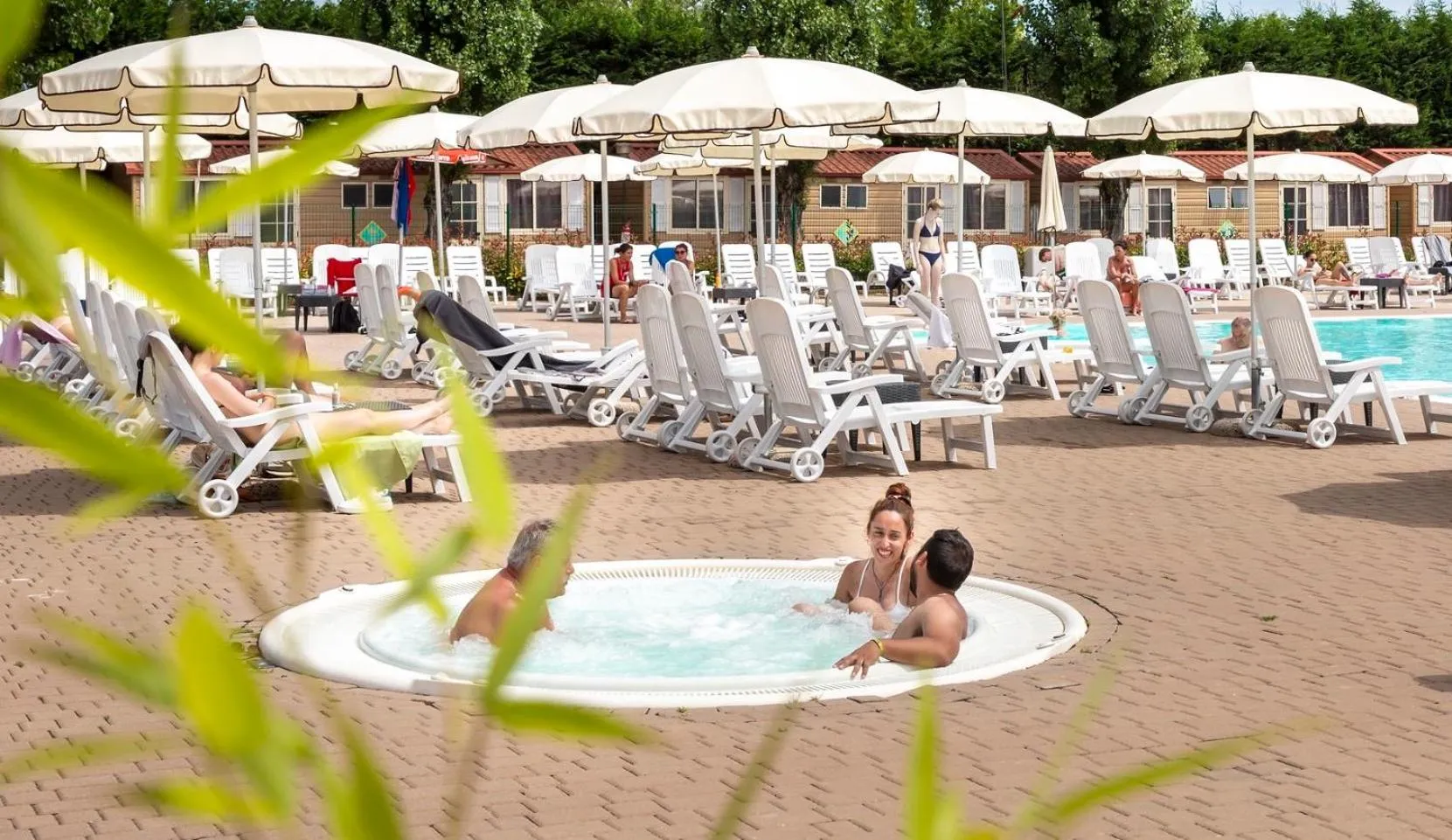 Hot Tub in hu Venezia Camping in Town