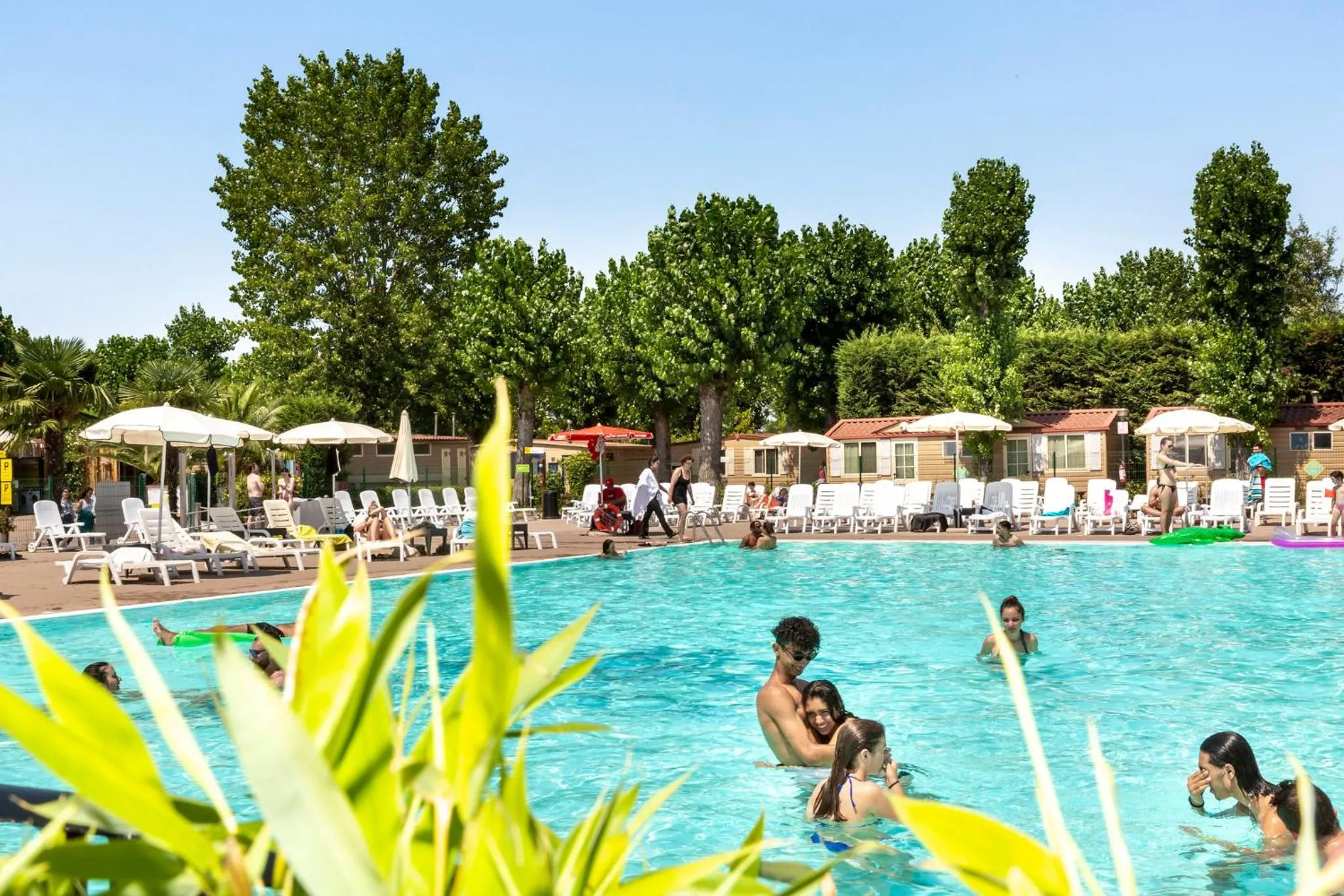 Swimming pool in hu Venezia Camping in Town