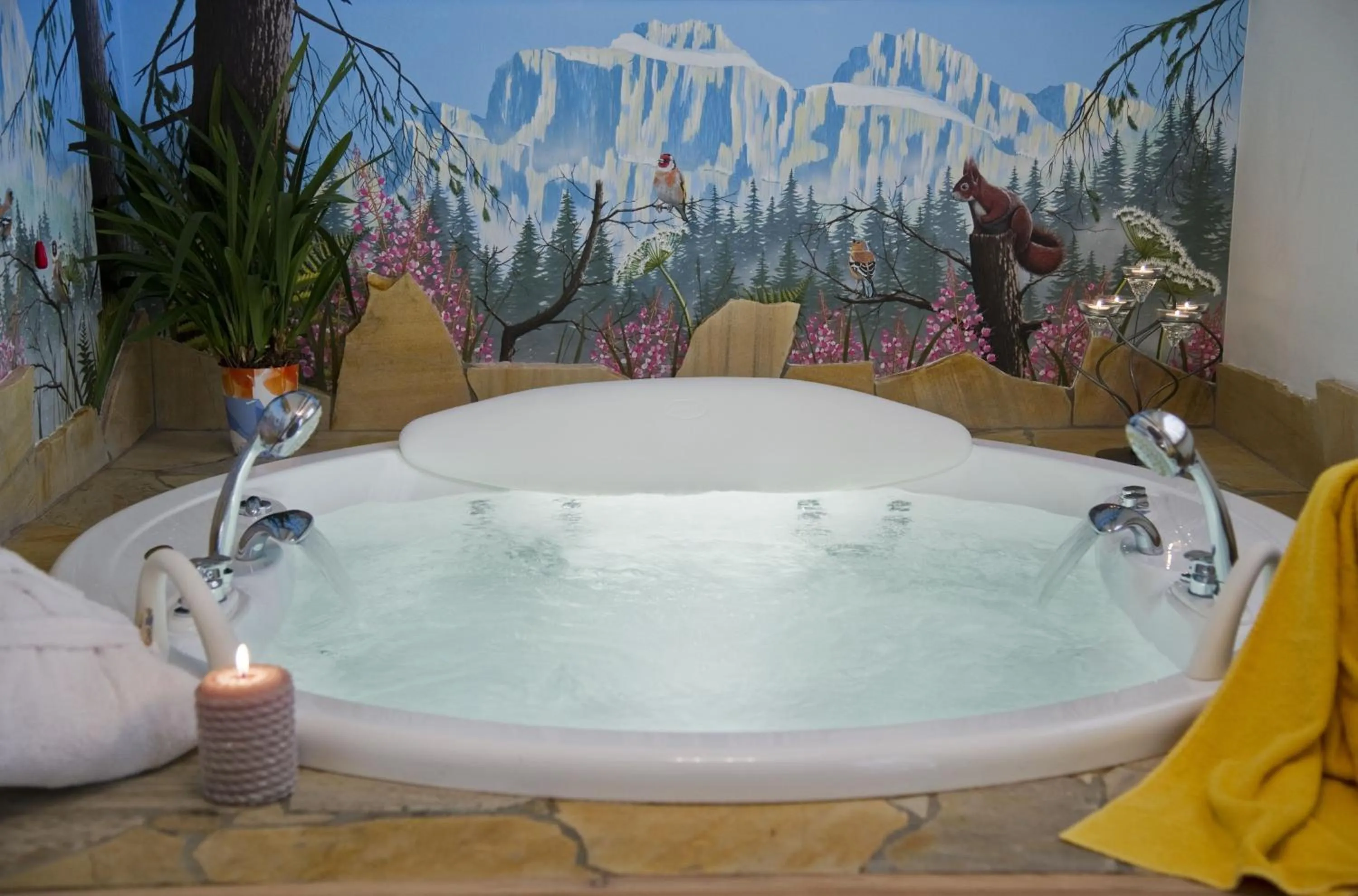 Bathroom in Wellness Hotel Lupo Bianco