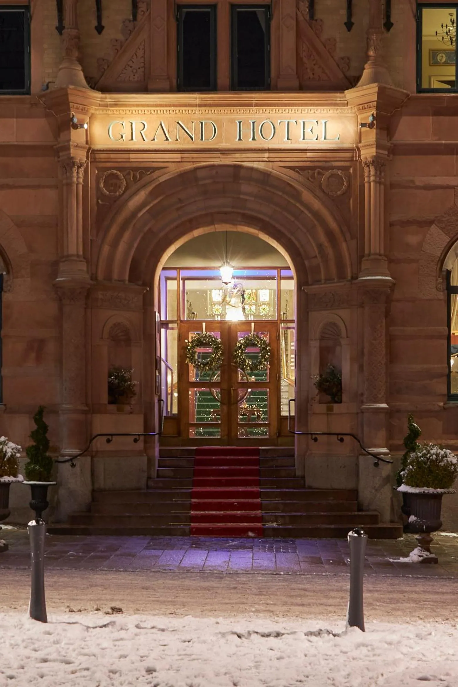 Facade/entrance in Grand Hotel Lund