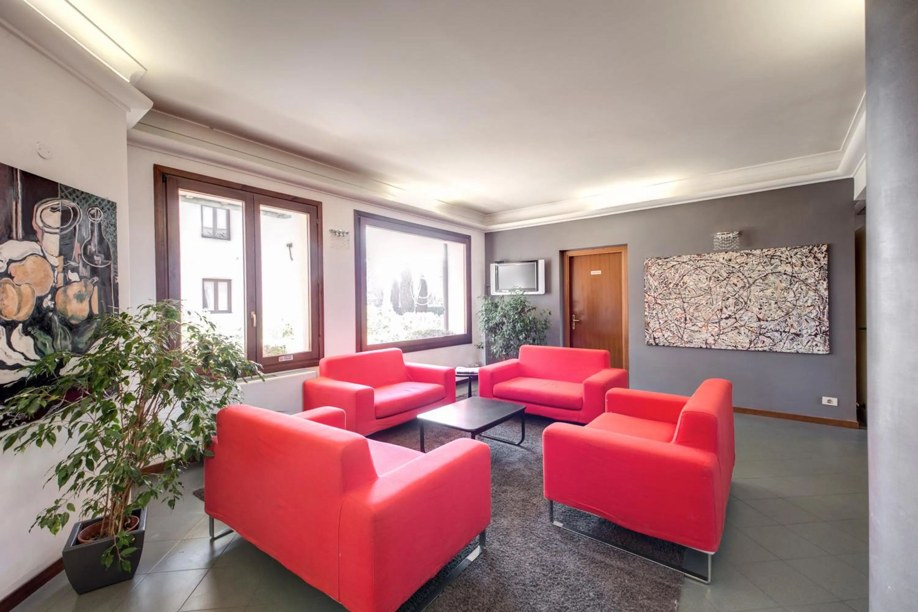 Lobby or reception in Hotel Alba Roma