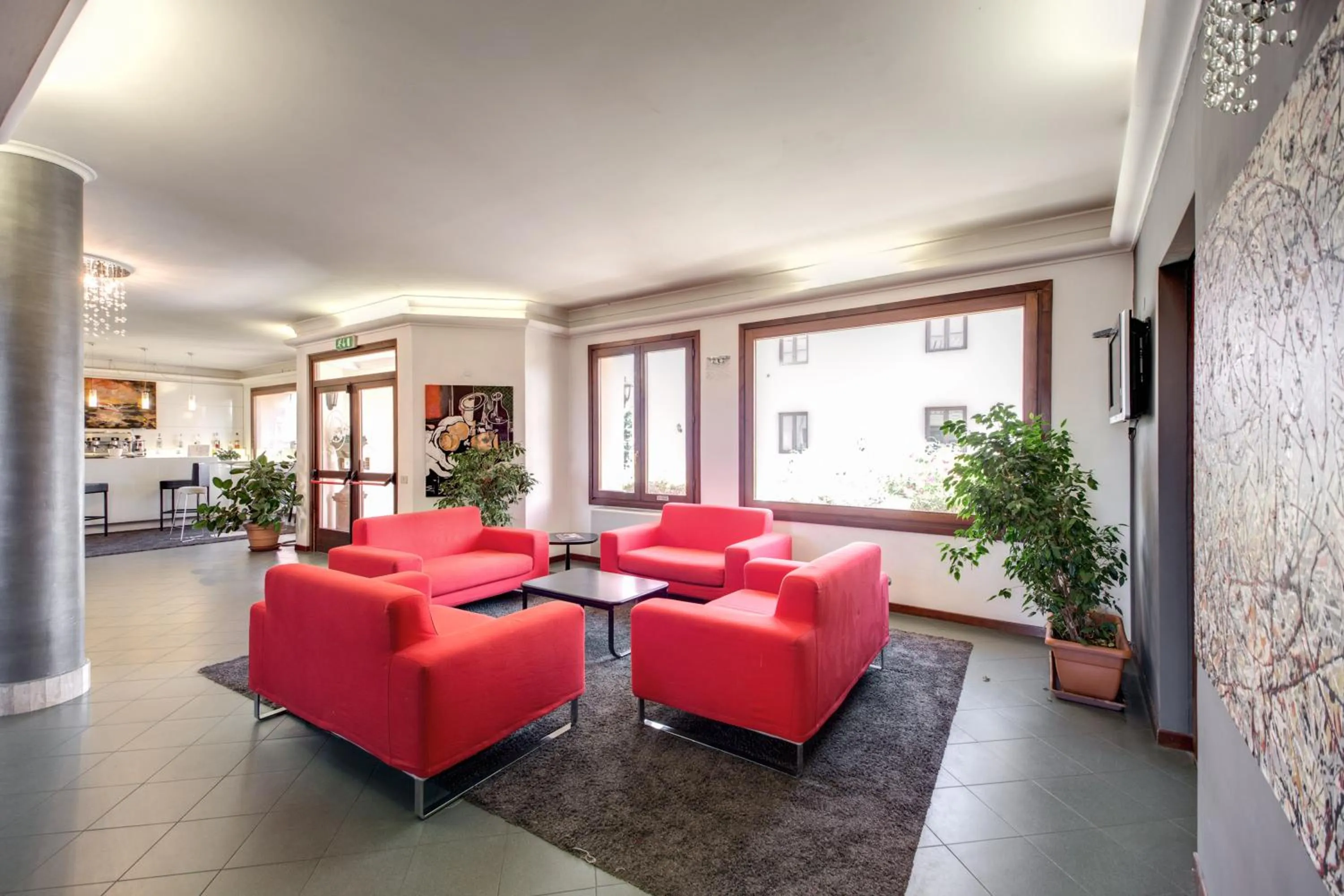 Lobby or reception in Hotel Alba Roma