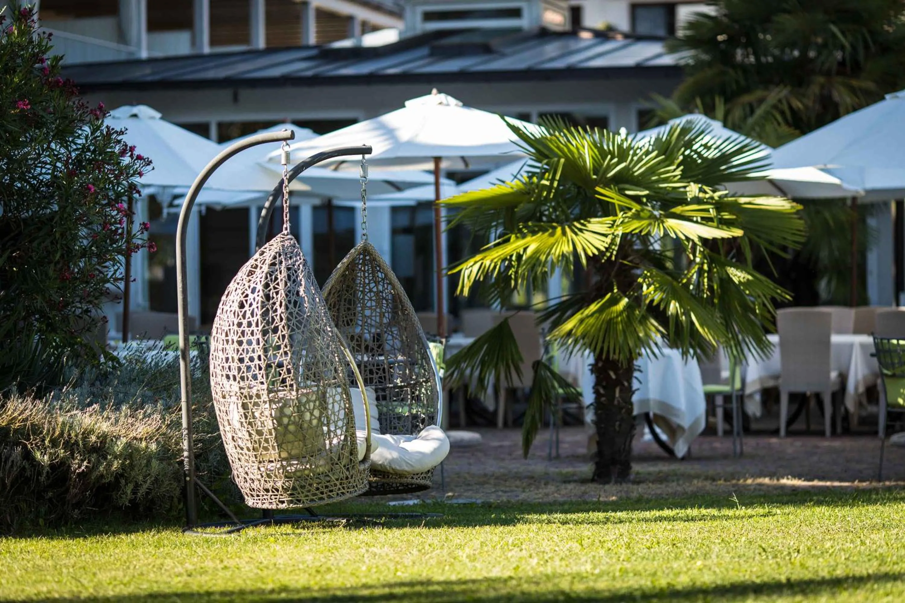 Garden in Hotel Weingarten