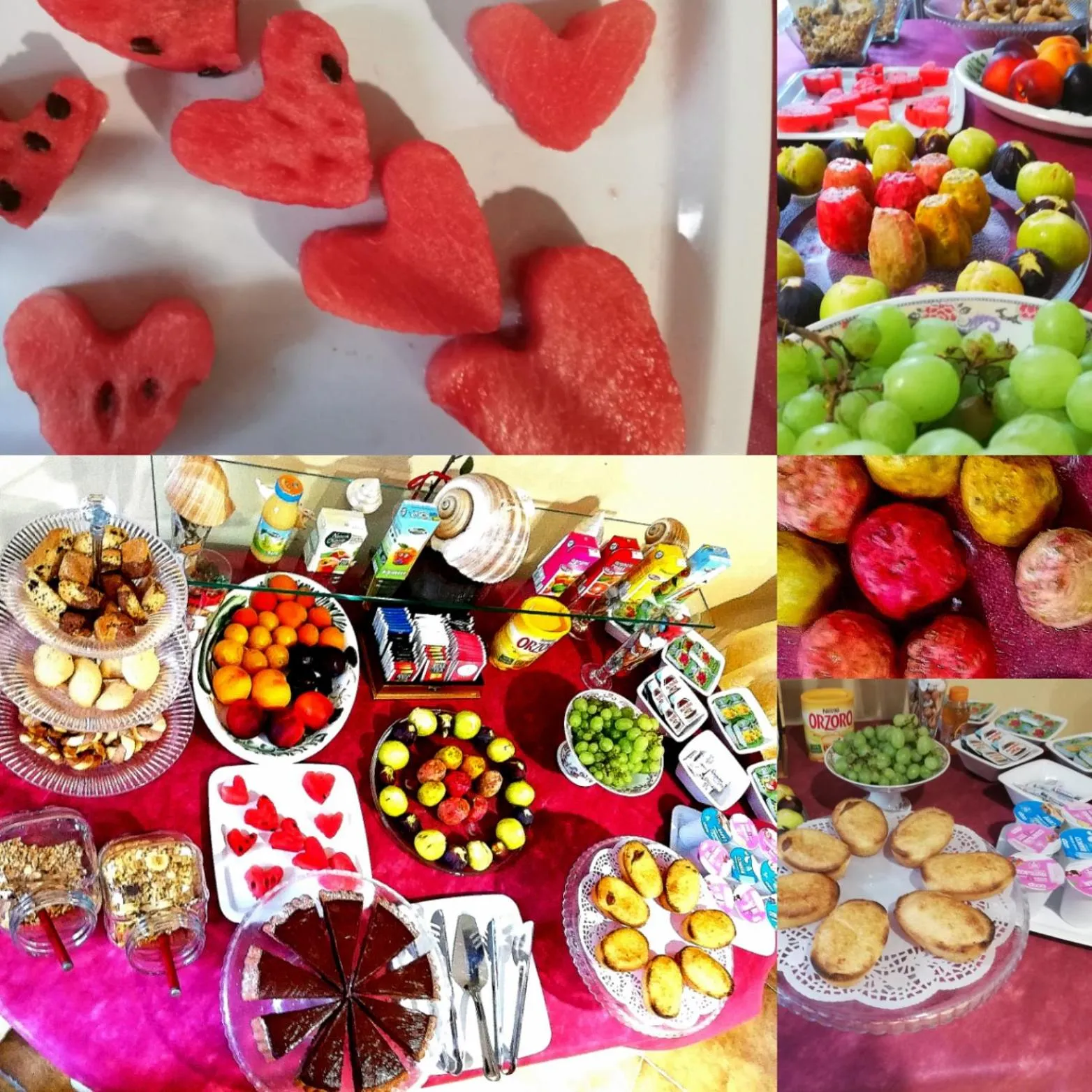 Buffet breakfast in B&B MareIncantato