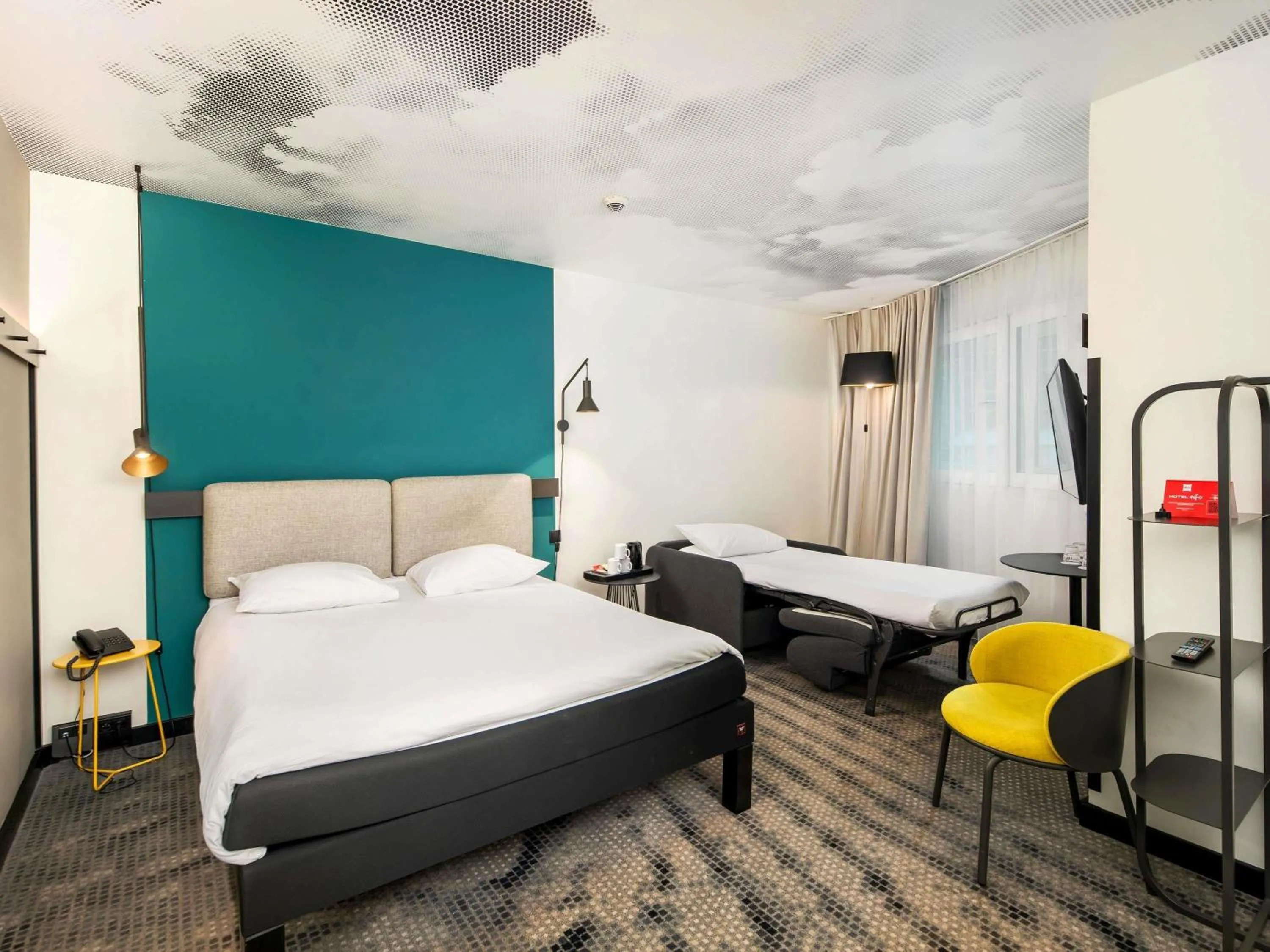 Bedroom, Bed in ibis Warszawa Centrum