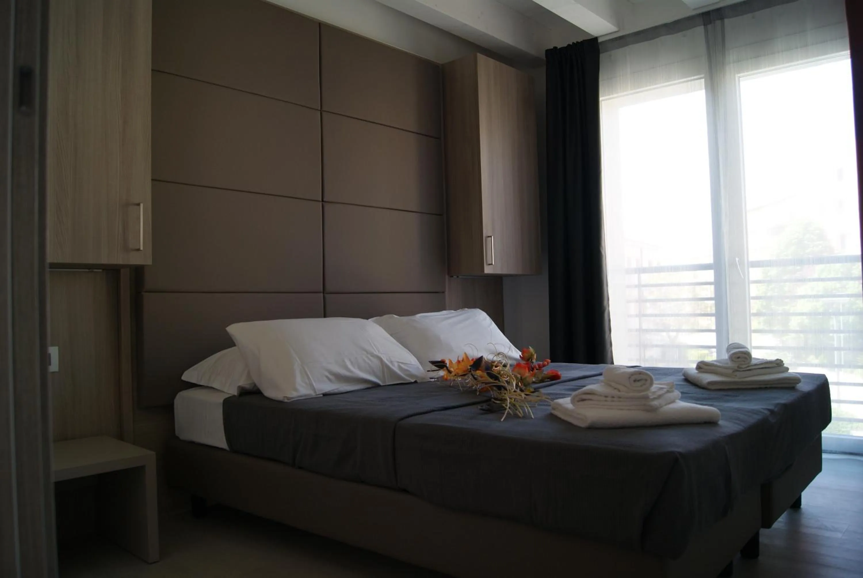 Bedroom, Bed in Hotel Residence Sanremo