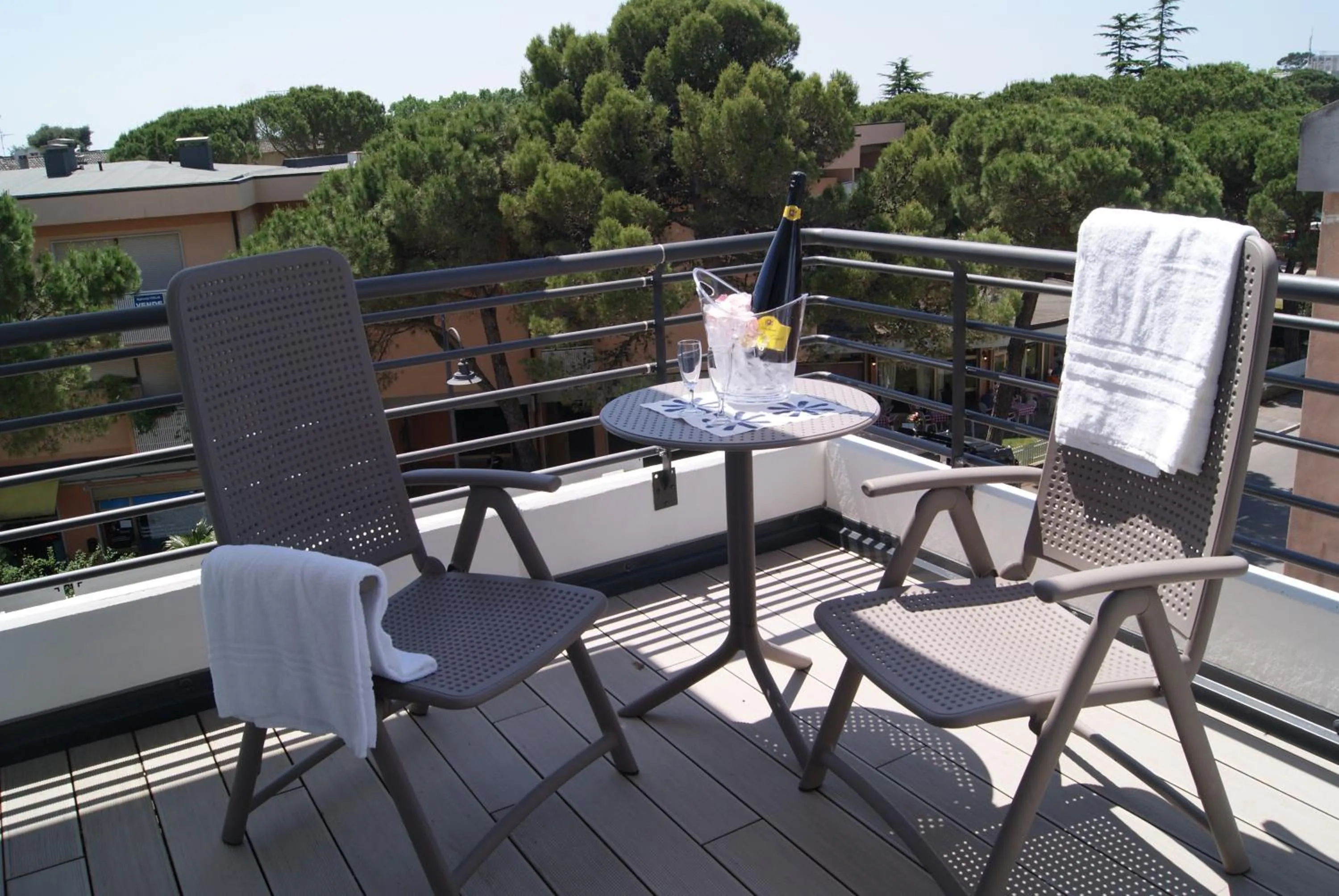 Balcony/Terrace in Hotel Residence Sanremo