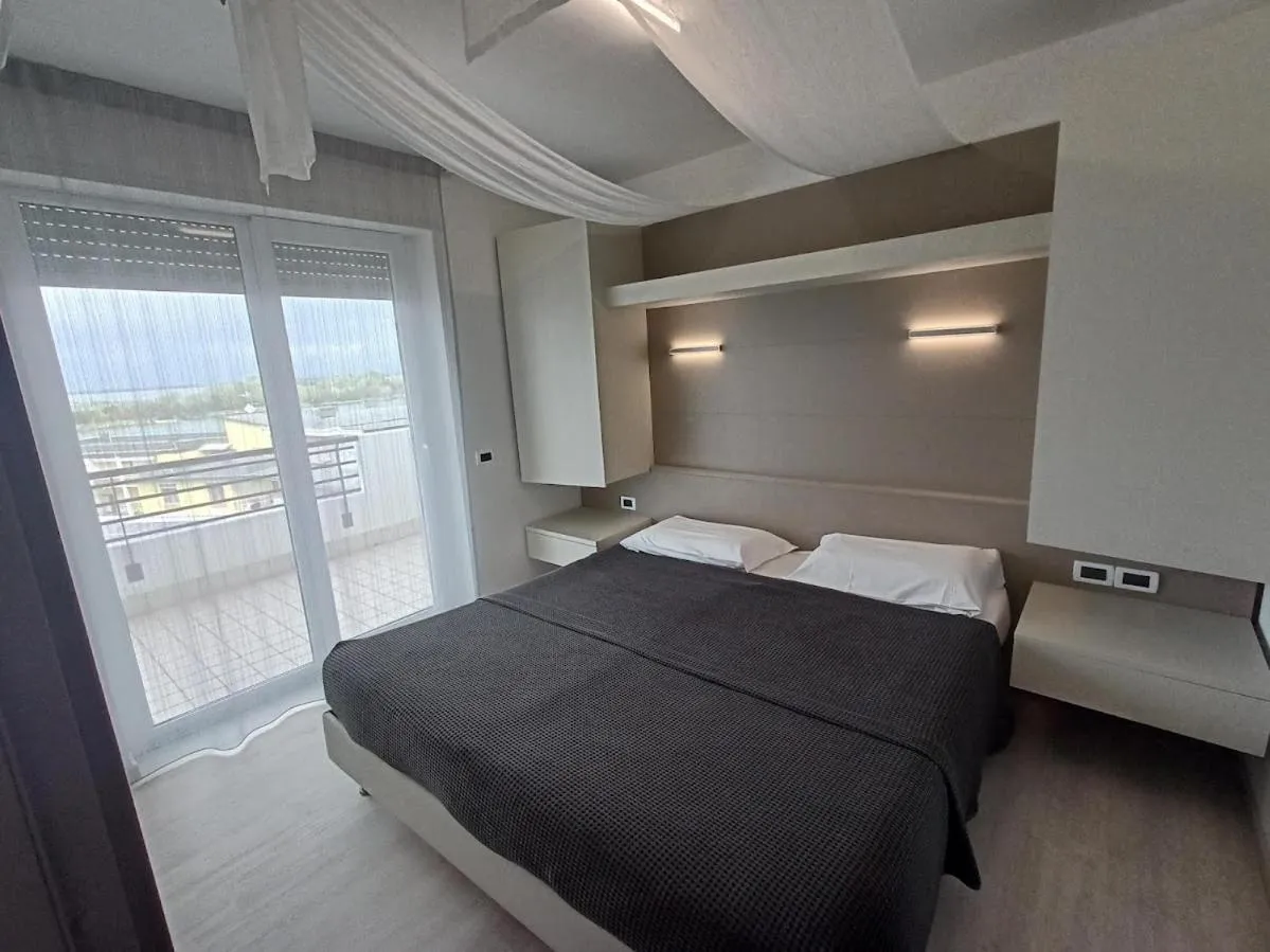 Bedroom, Bed in Hotel Residence Sanremo