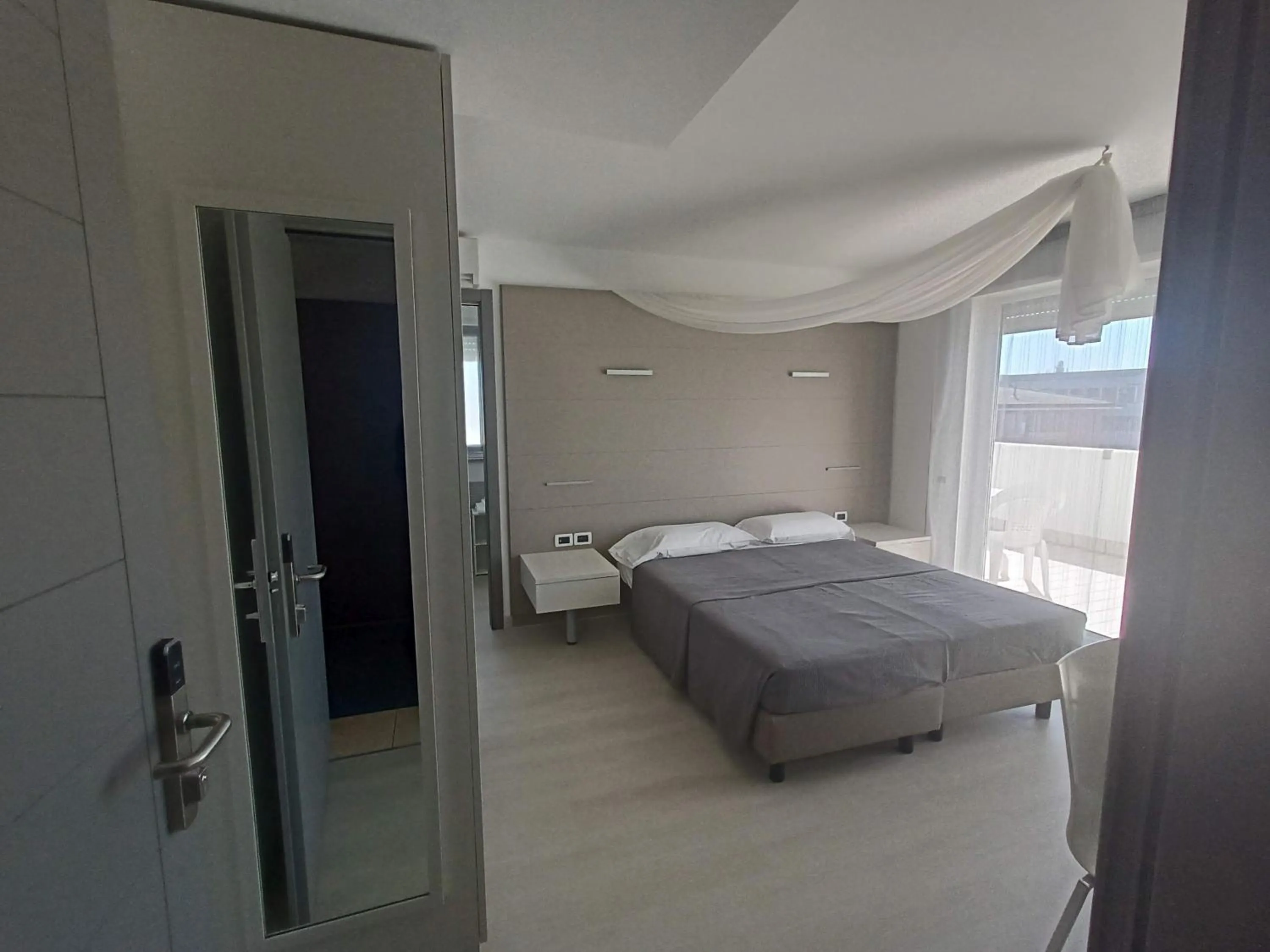 Bedroom, Bed in Hotel Residence Sanremo