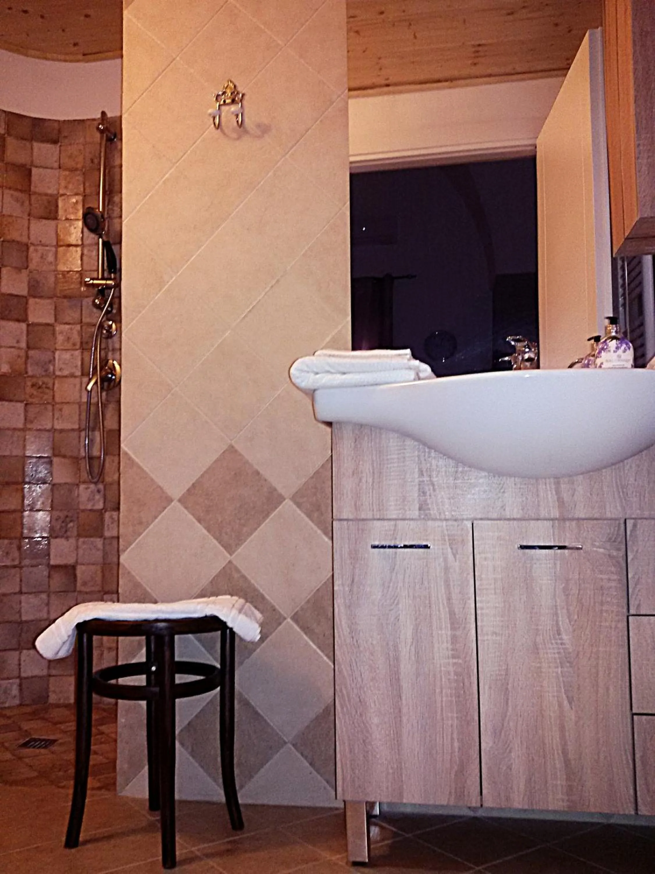 Shower in Il Casale dei Principi