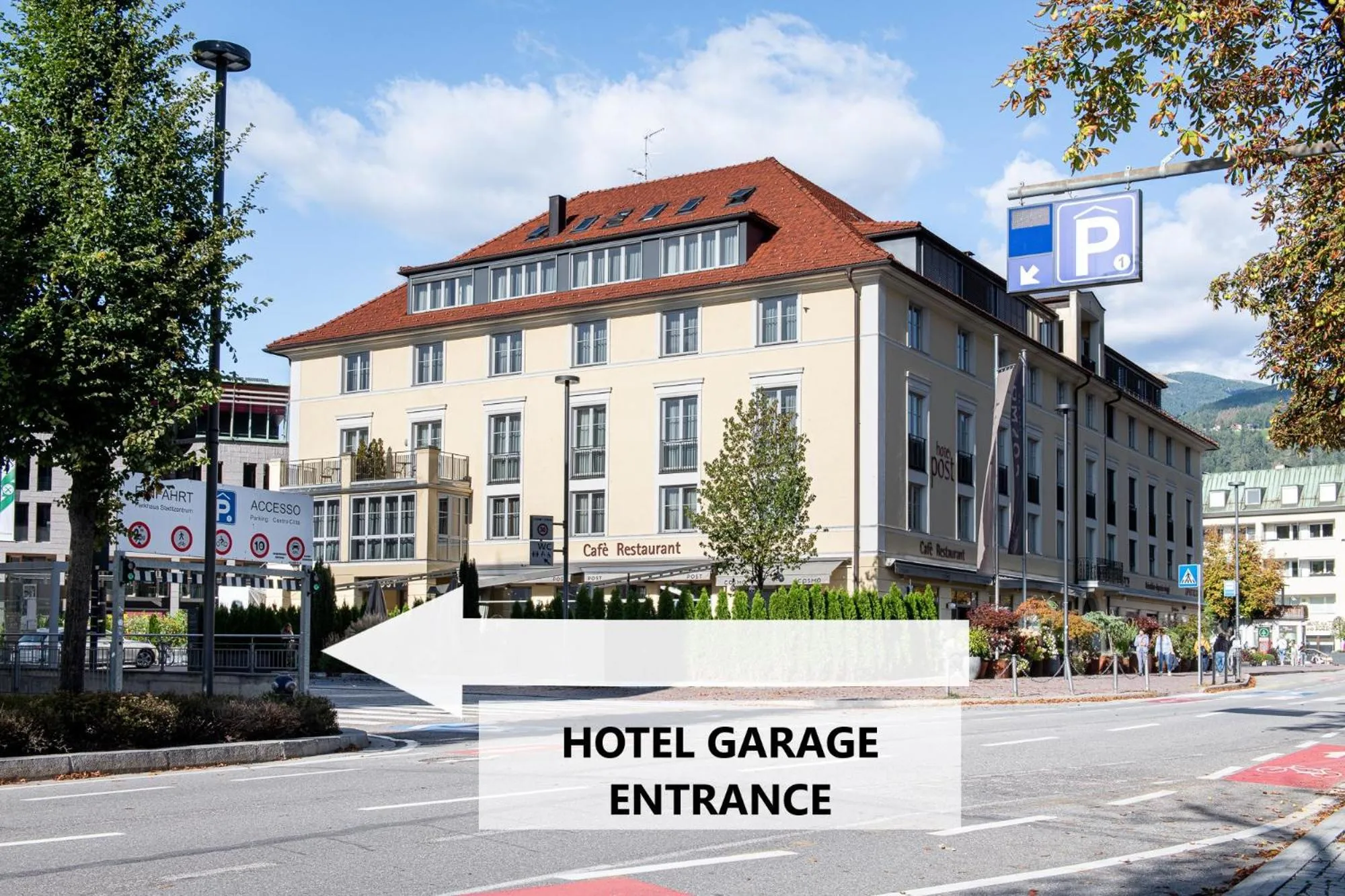 Property building in HOTEL POST alpine cityflair