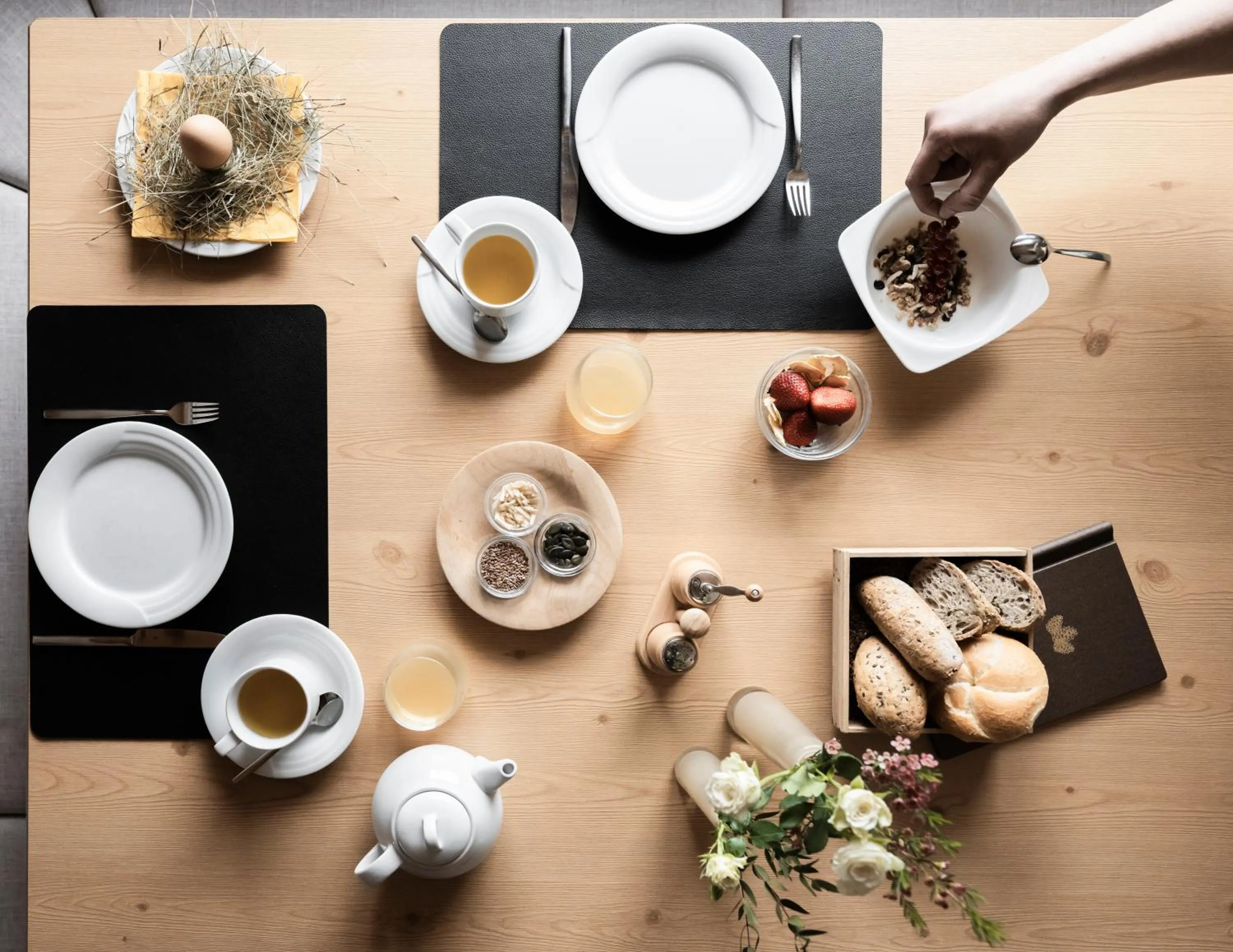 Breakfast in Naturhotel Miraval