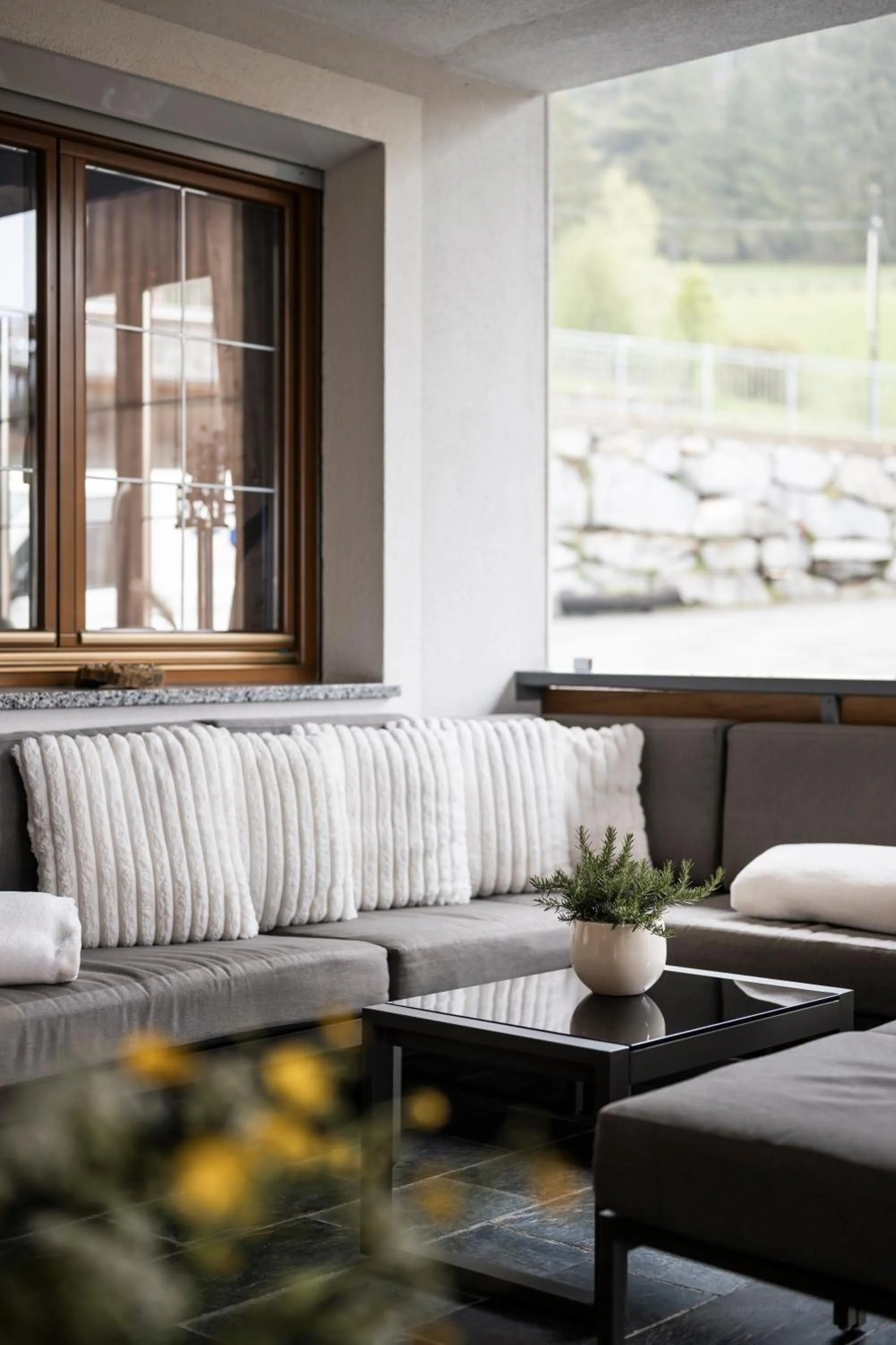 Balcony/Terrace in Naturhotel Miraval