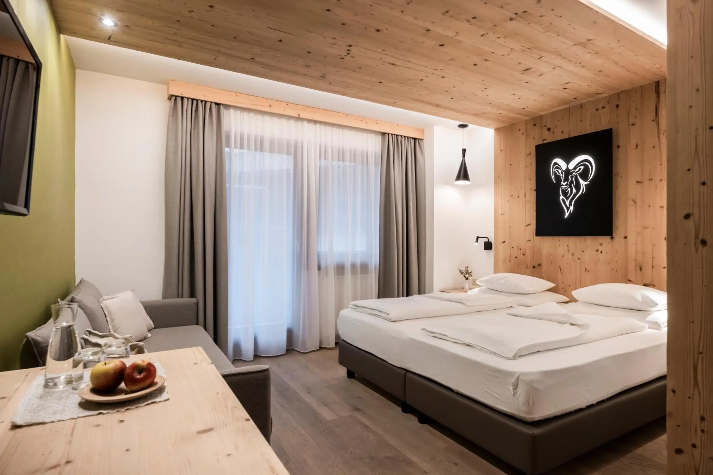 Deluxe Double Room with Balcony in Naturhotel Miraval Deluxe Double Room with Balcony in Naturhotel Miraval