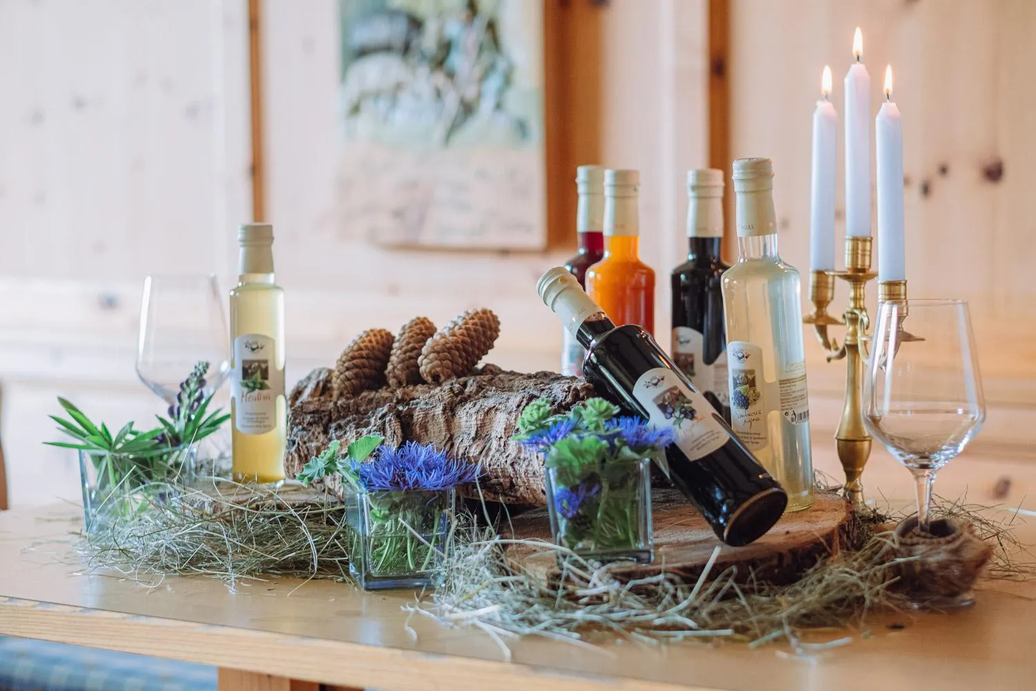 Drinks in Naturhotel Miraval