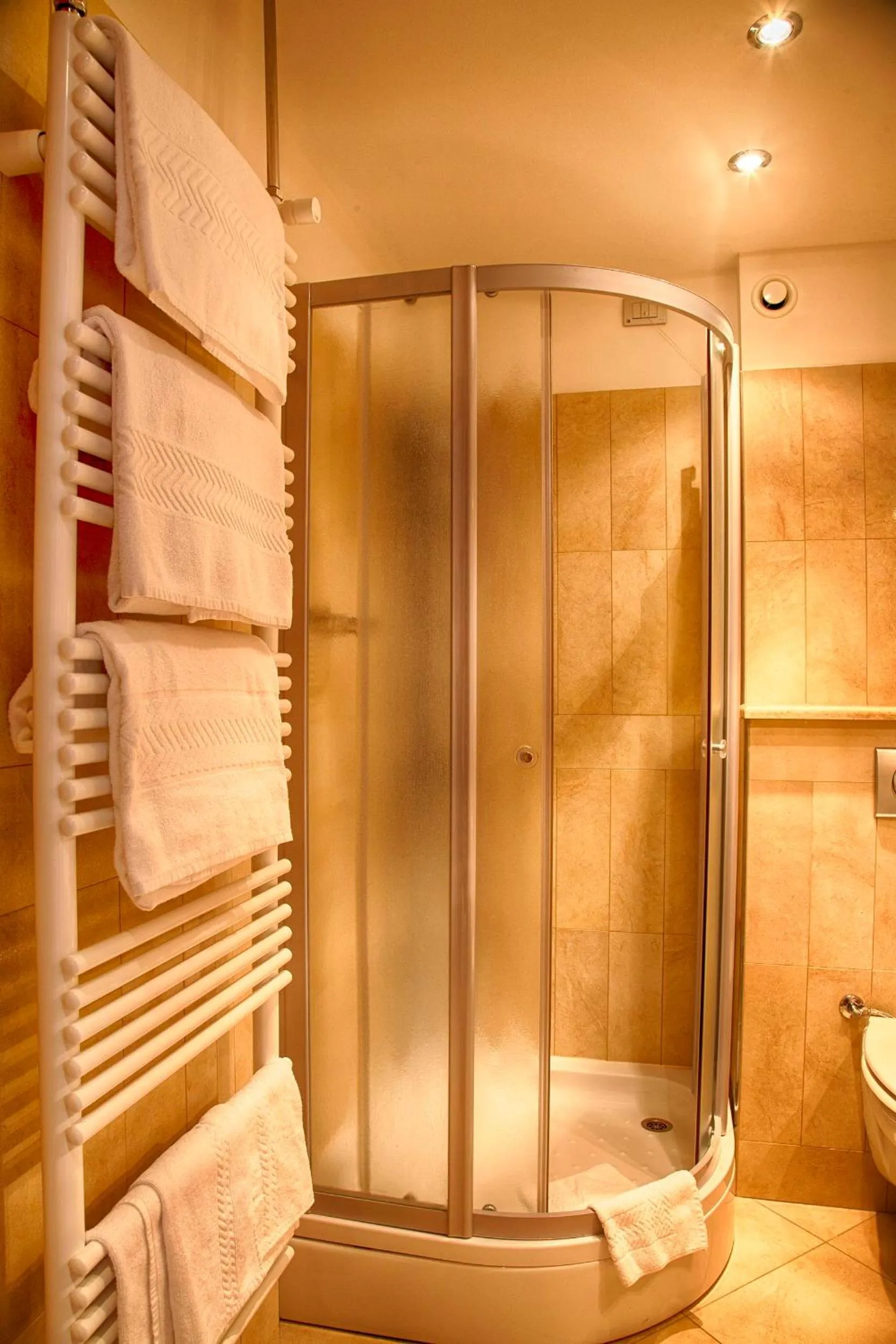 Shower in Hotel Katja